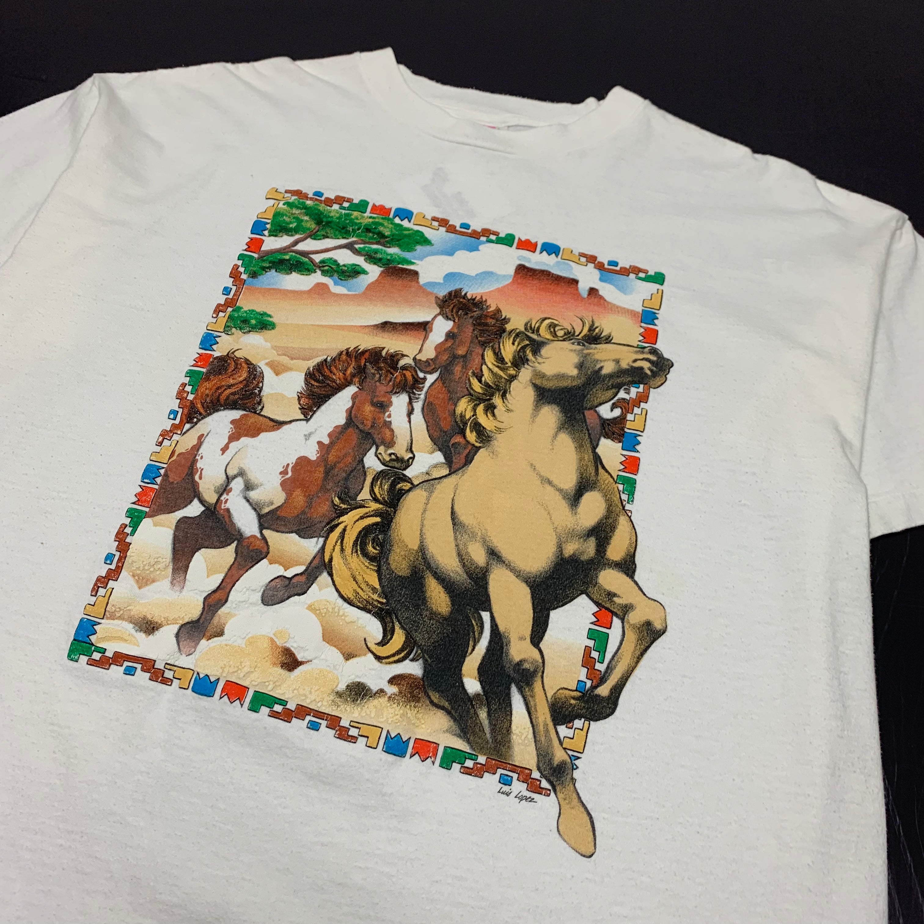 90s Wild Horses Tee XL