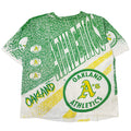 90s Ravens Athletic Oakland Athletics MLB All-Over Print Tee L