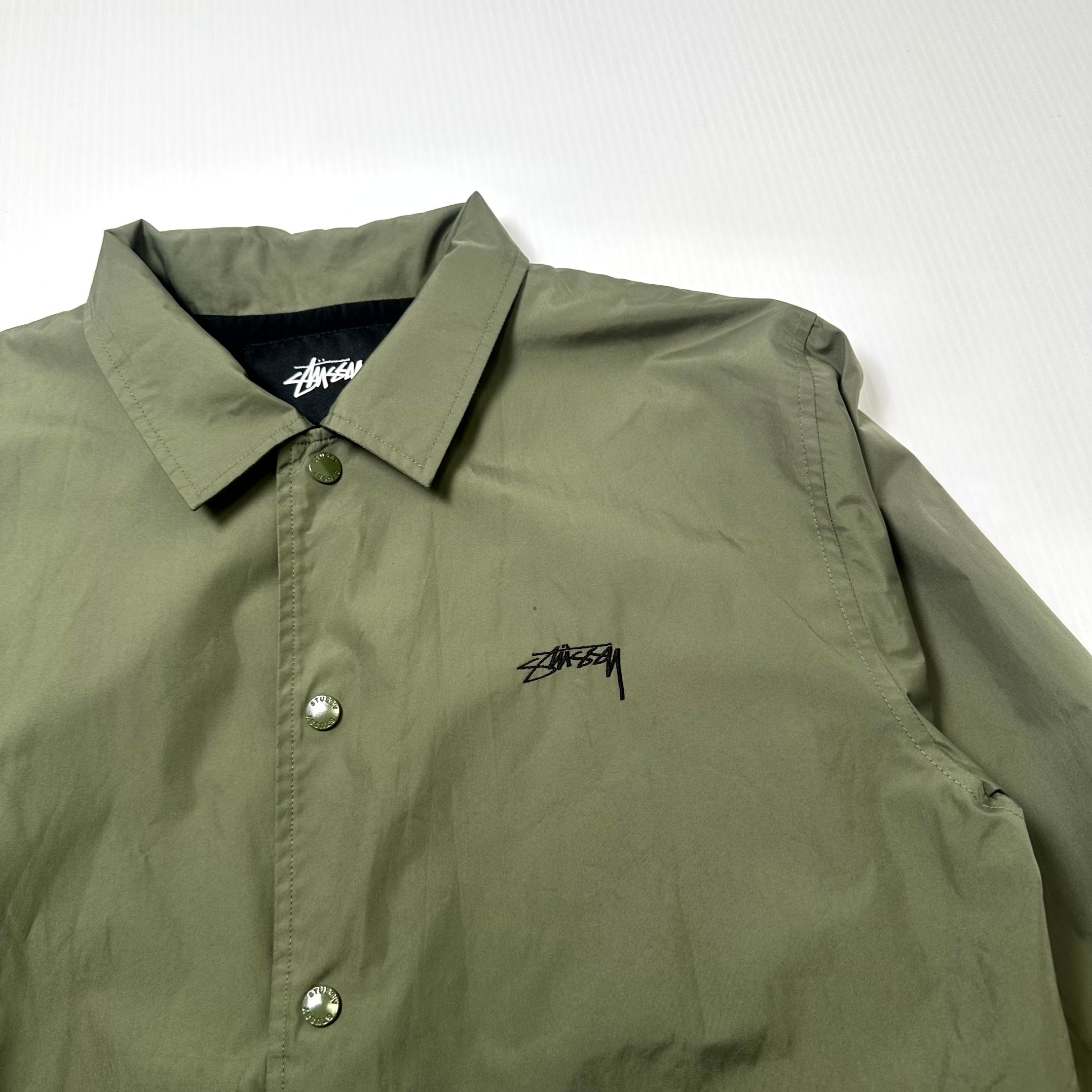 Stussy Script Logo Coach Jacket M