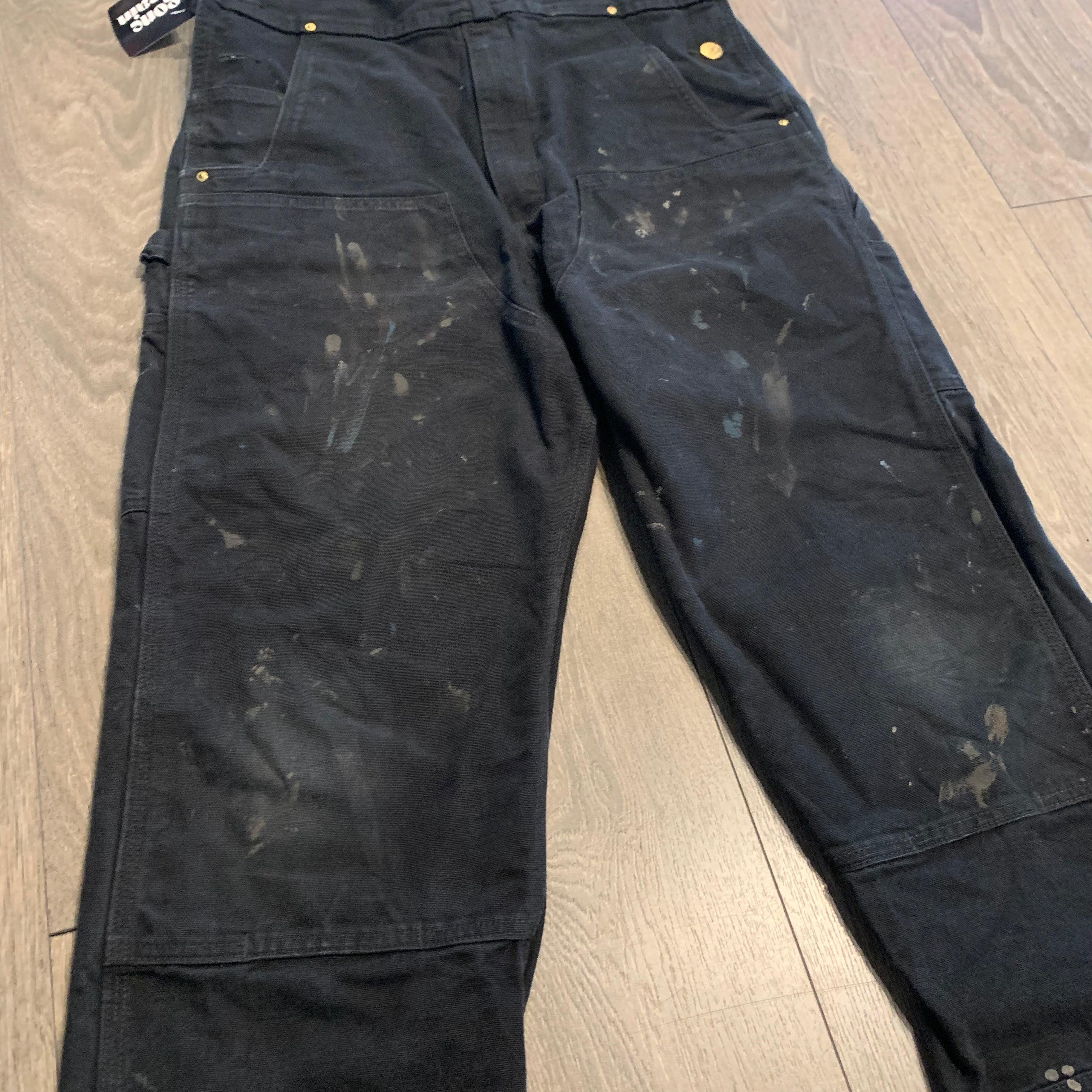 Carhartt Black Overalls 34