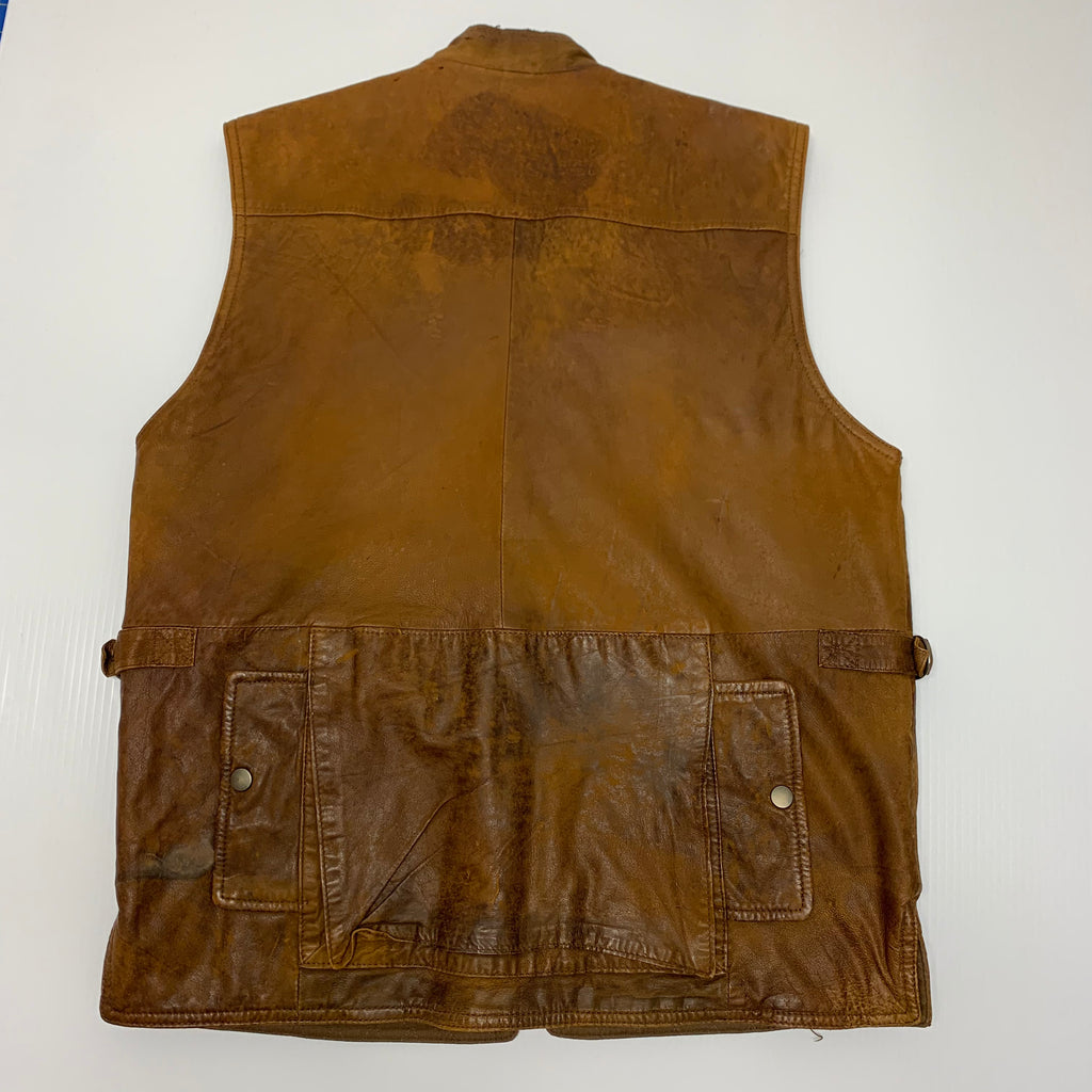 Vintage Banana Republic Leather Vest M