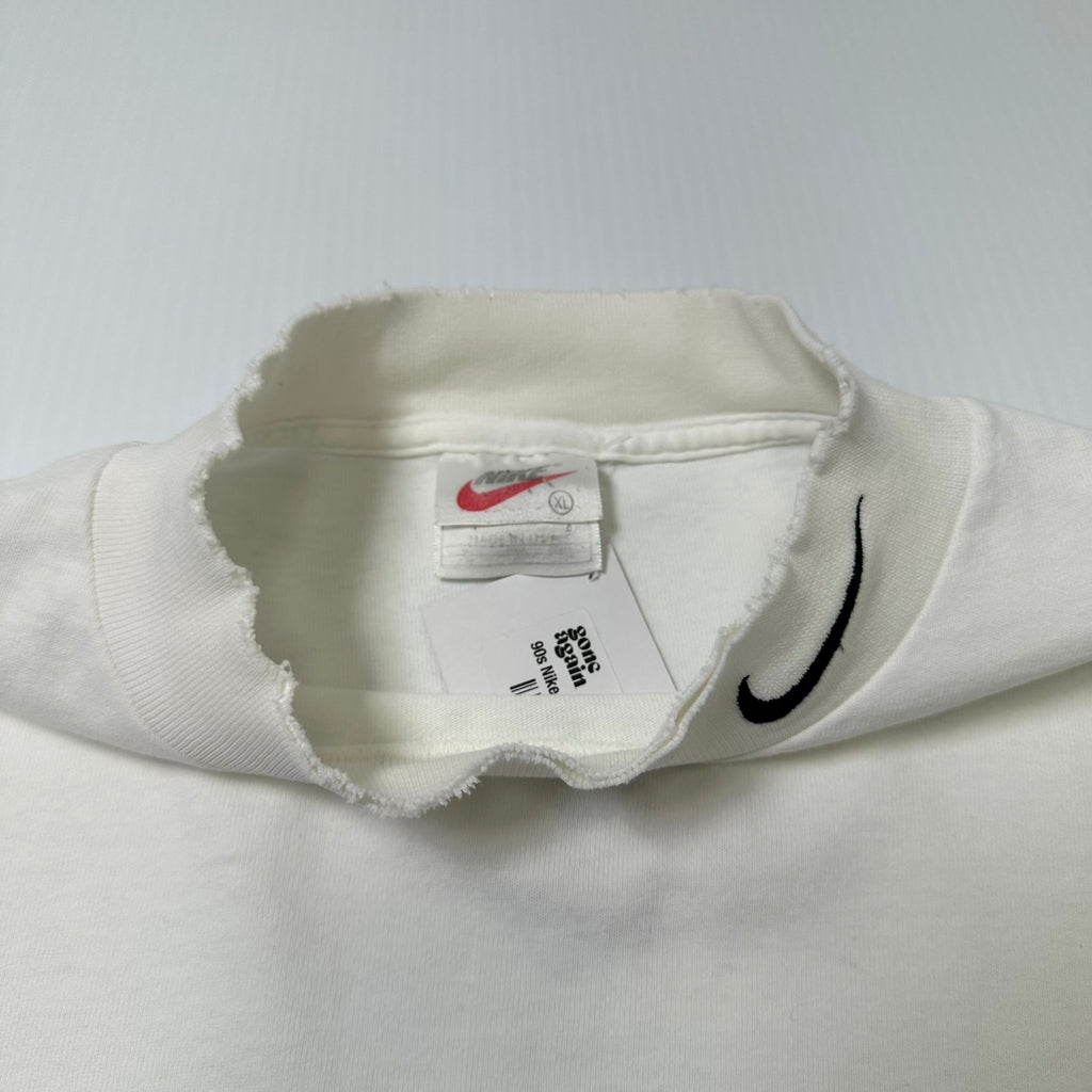 90s Nike Embroidered Logo Long Sleeve Shirt XL