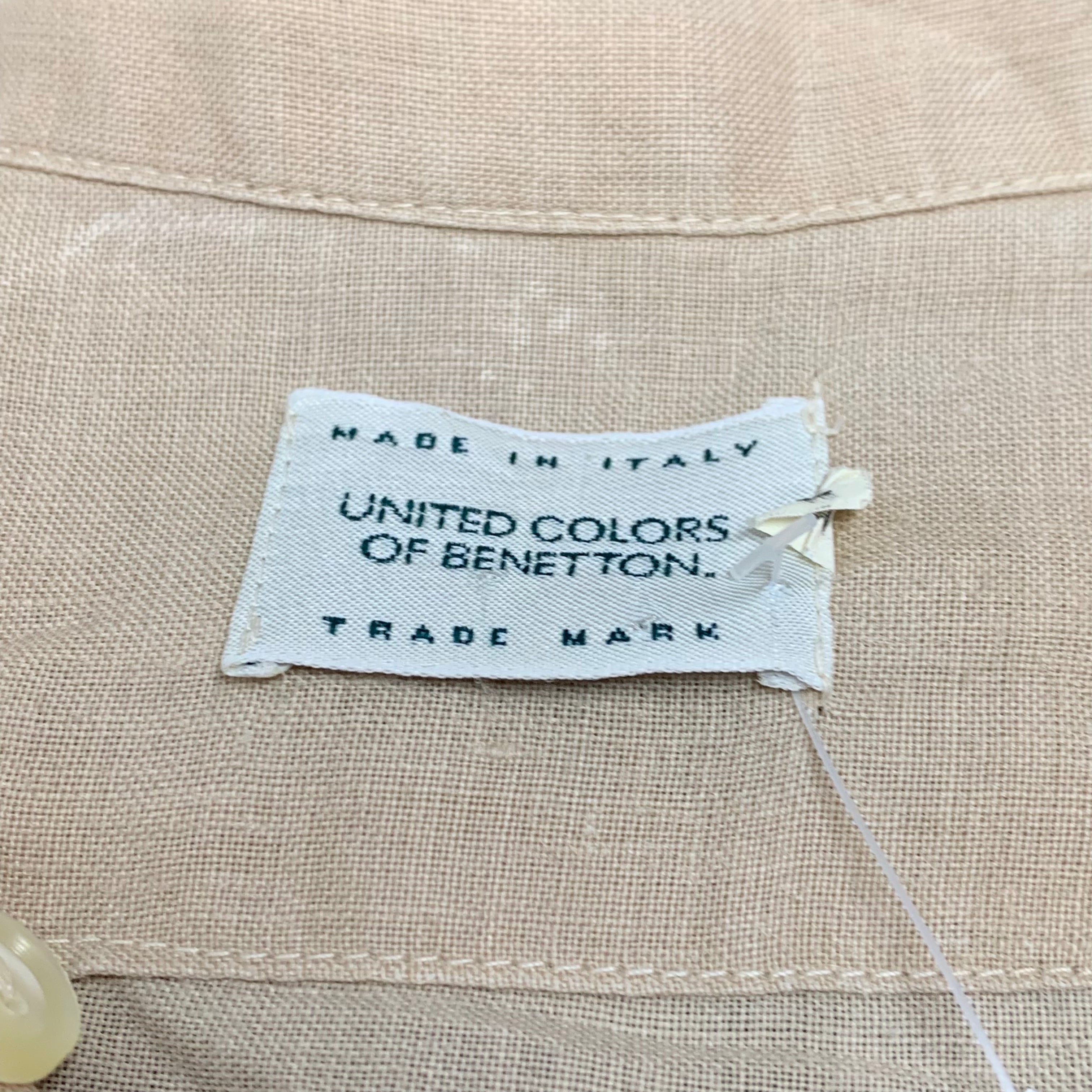 Benetton Linen Shirt L