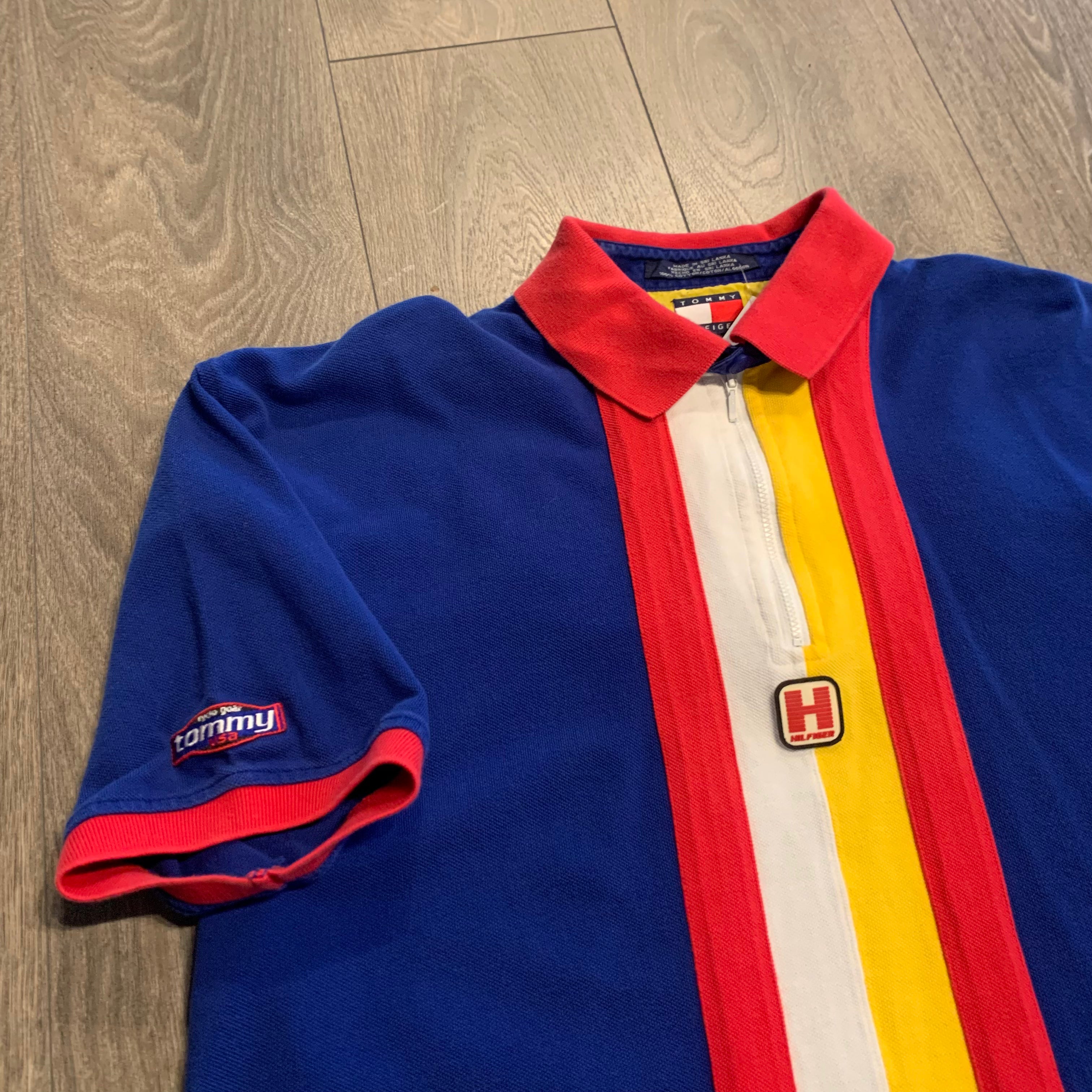 Vintage Tommy Hilfiger Striped Polo XL