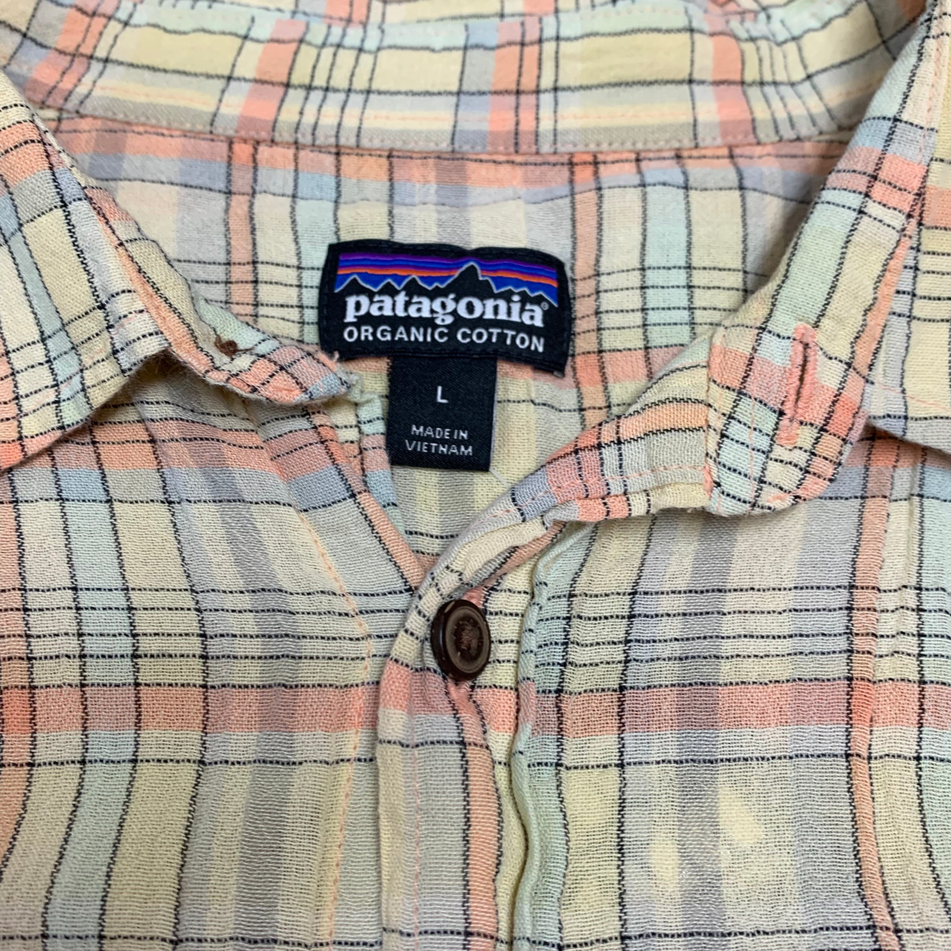 Patagonia Plaid SS Shirt L