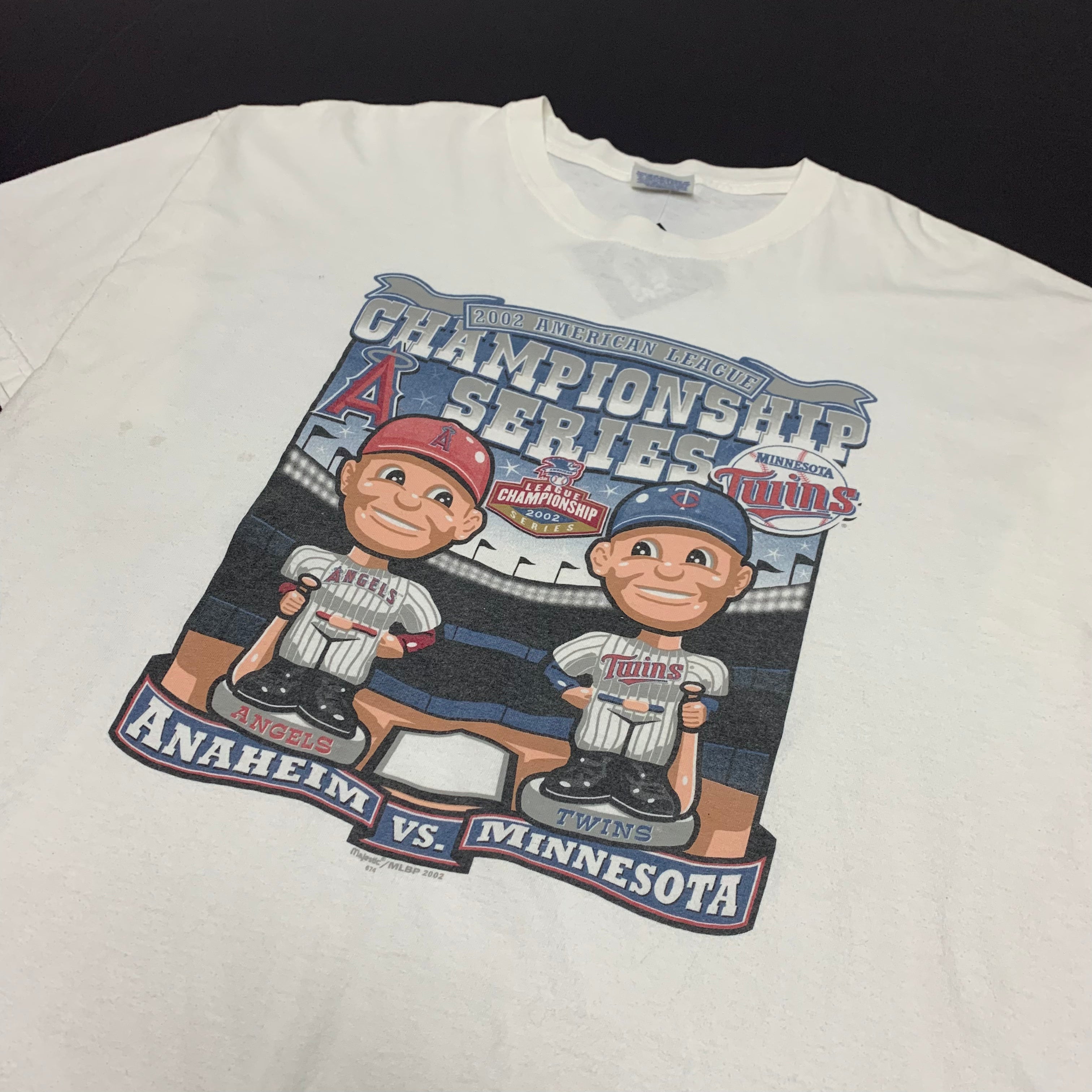 2002 ALCS Bobble Head Tee XL