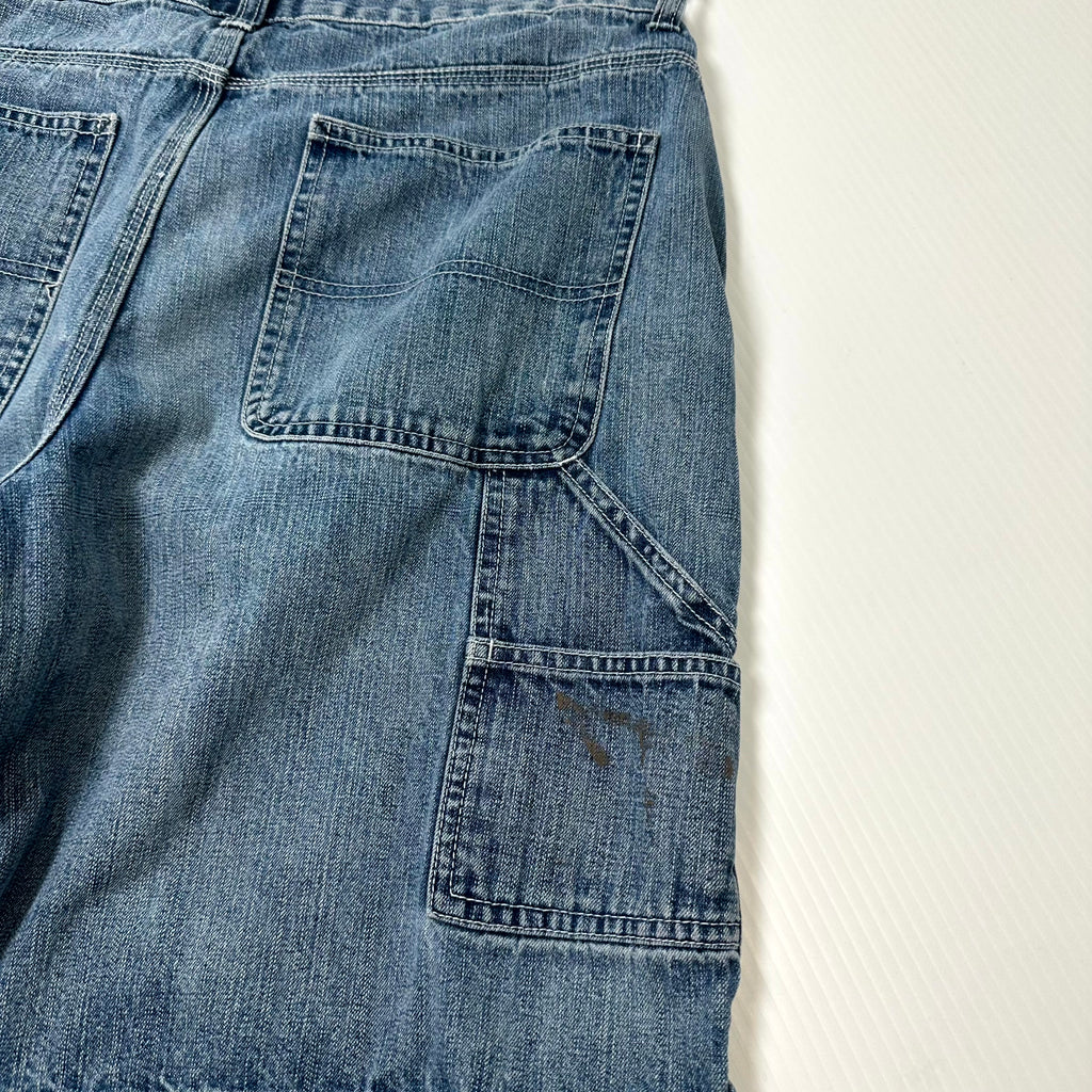 Y2K Urban Star Denim Work Shorts 34