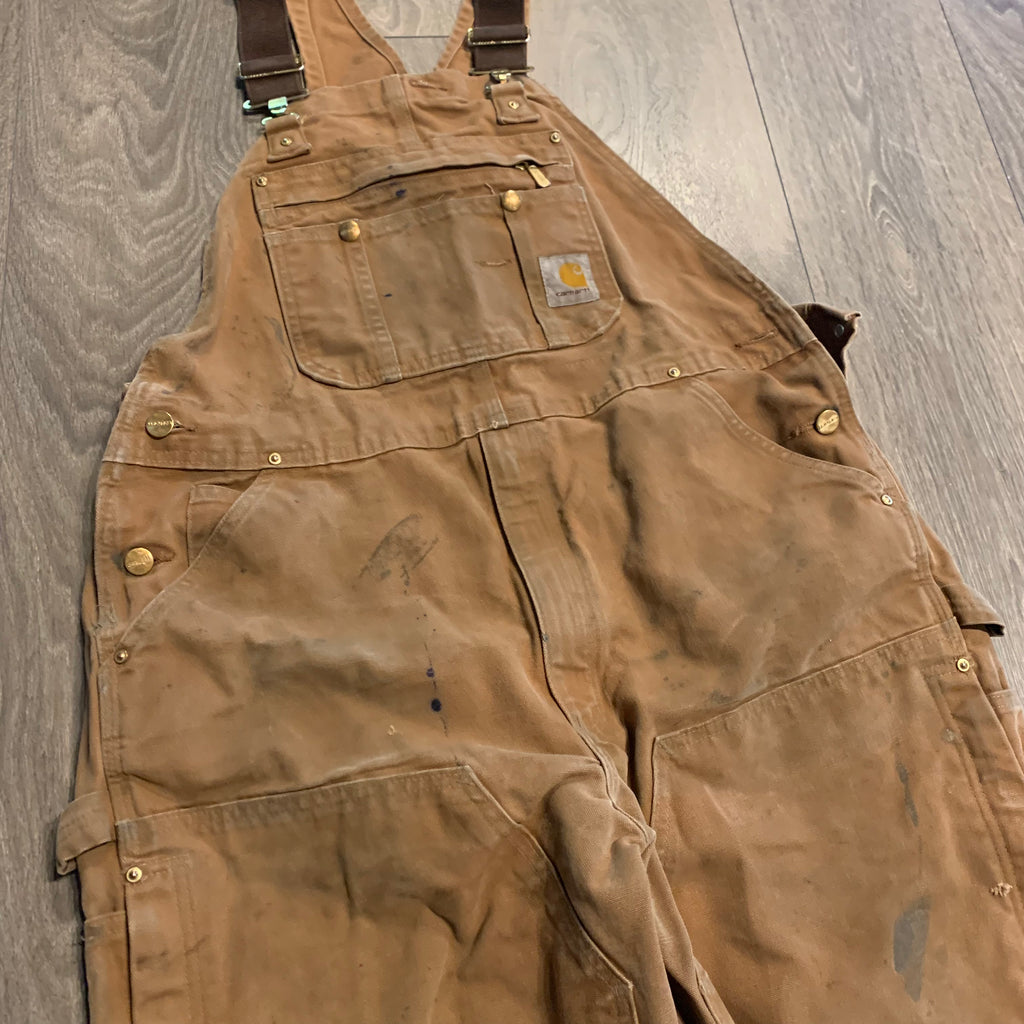 Vintage Tan Carhartt Overalls 36