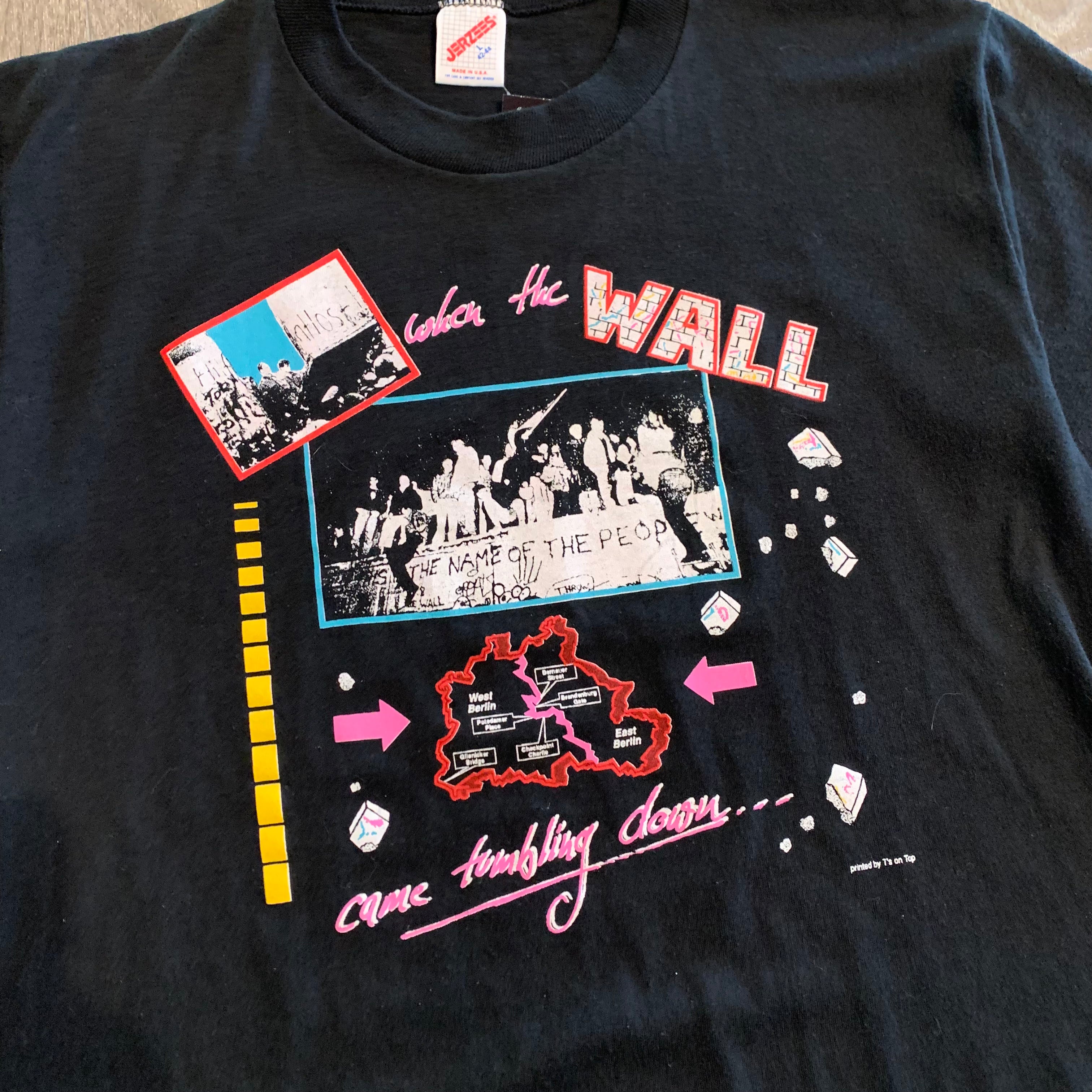 80s Berlin Wall Tee L