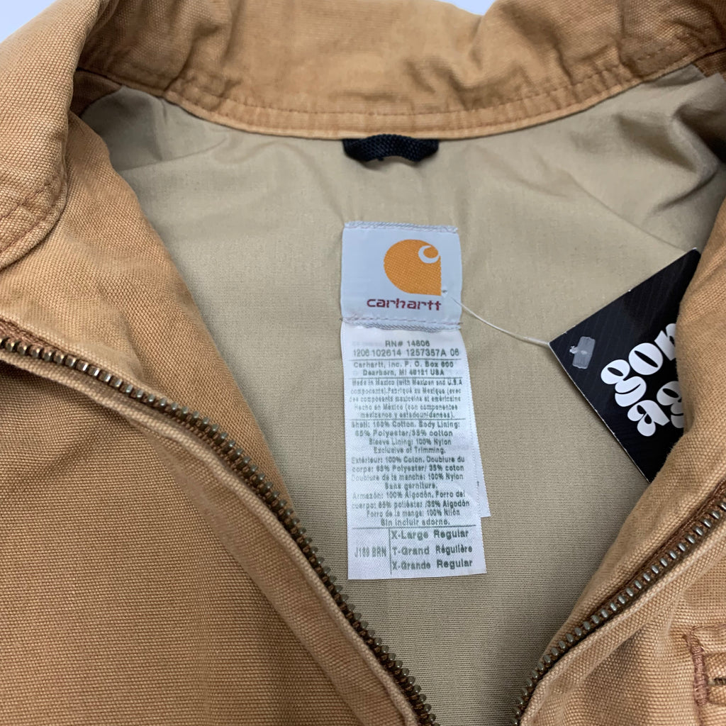 Tan Carhartt Detroit Jacket XL
