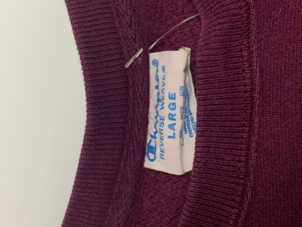 Burgundy Champion crewneck L