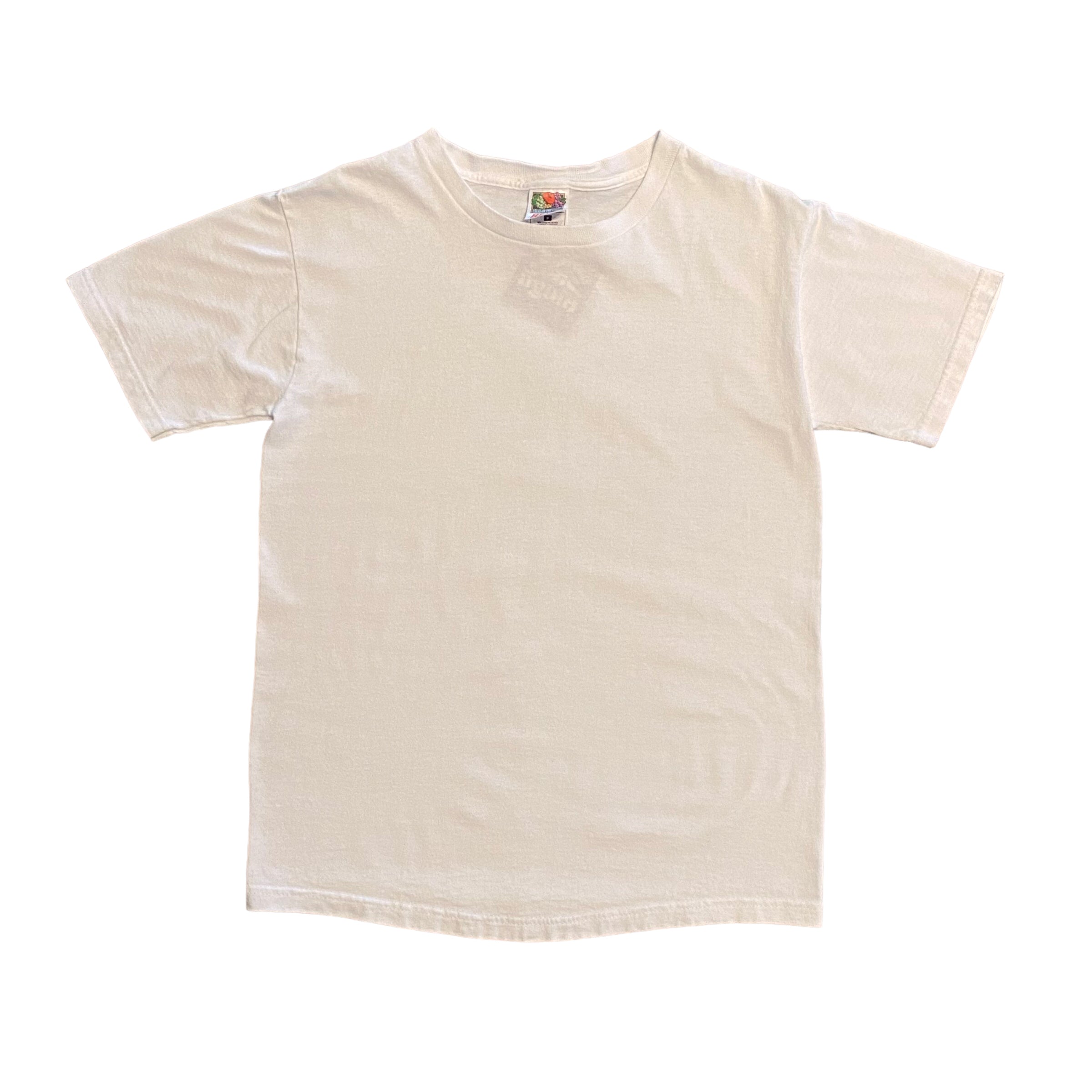 White Blank Tee - S