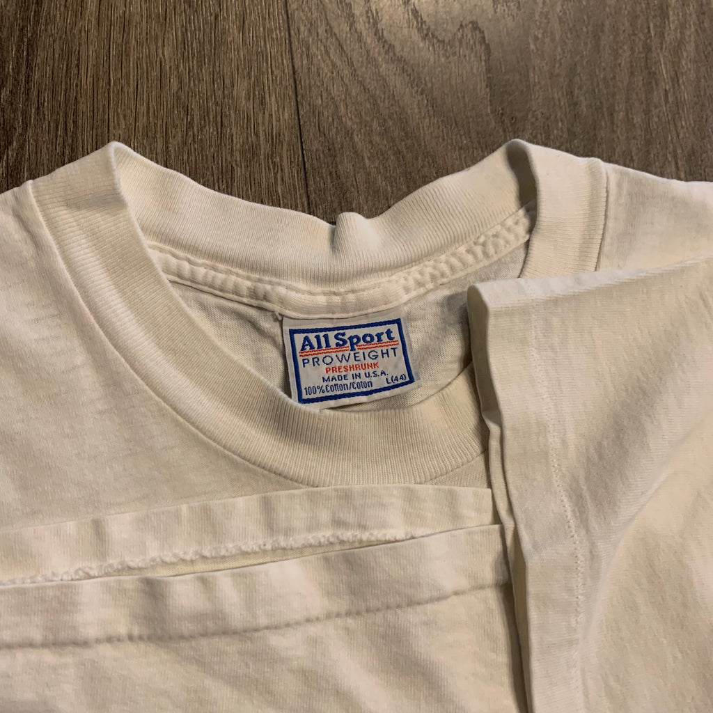 Vintage Brazil International futbol tee L