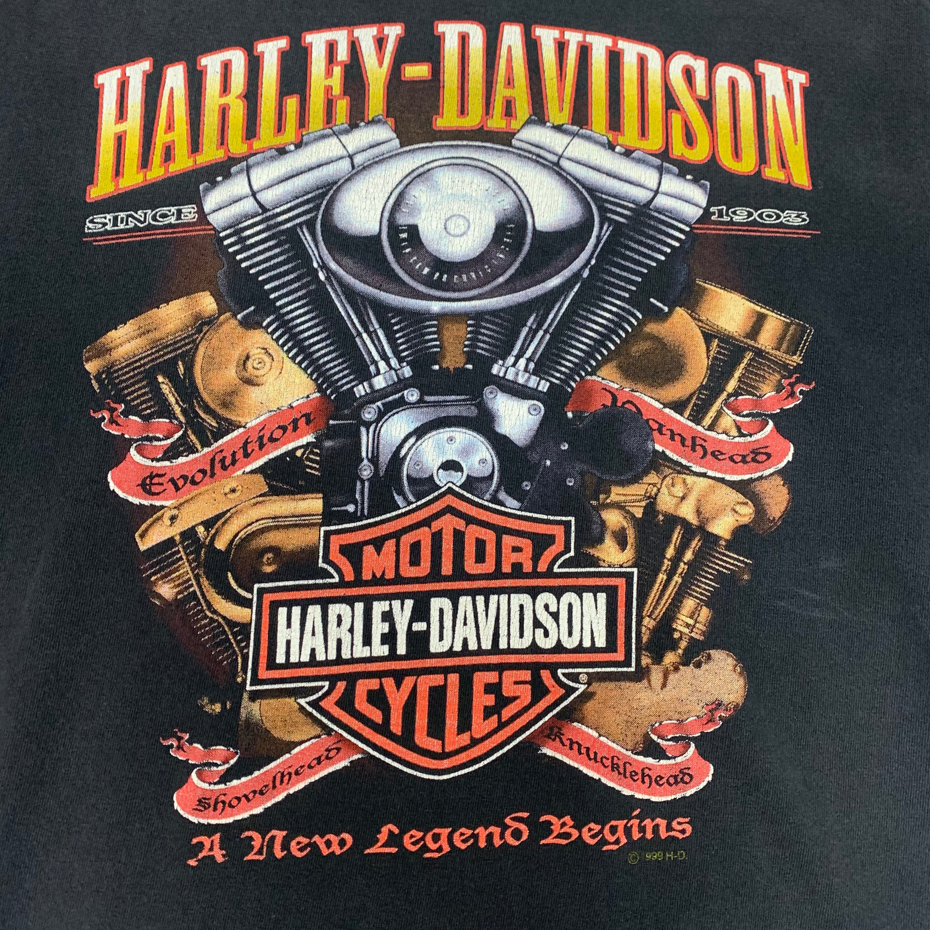 1999 Harley Davidson Legend Begins Tee M