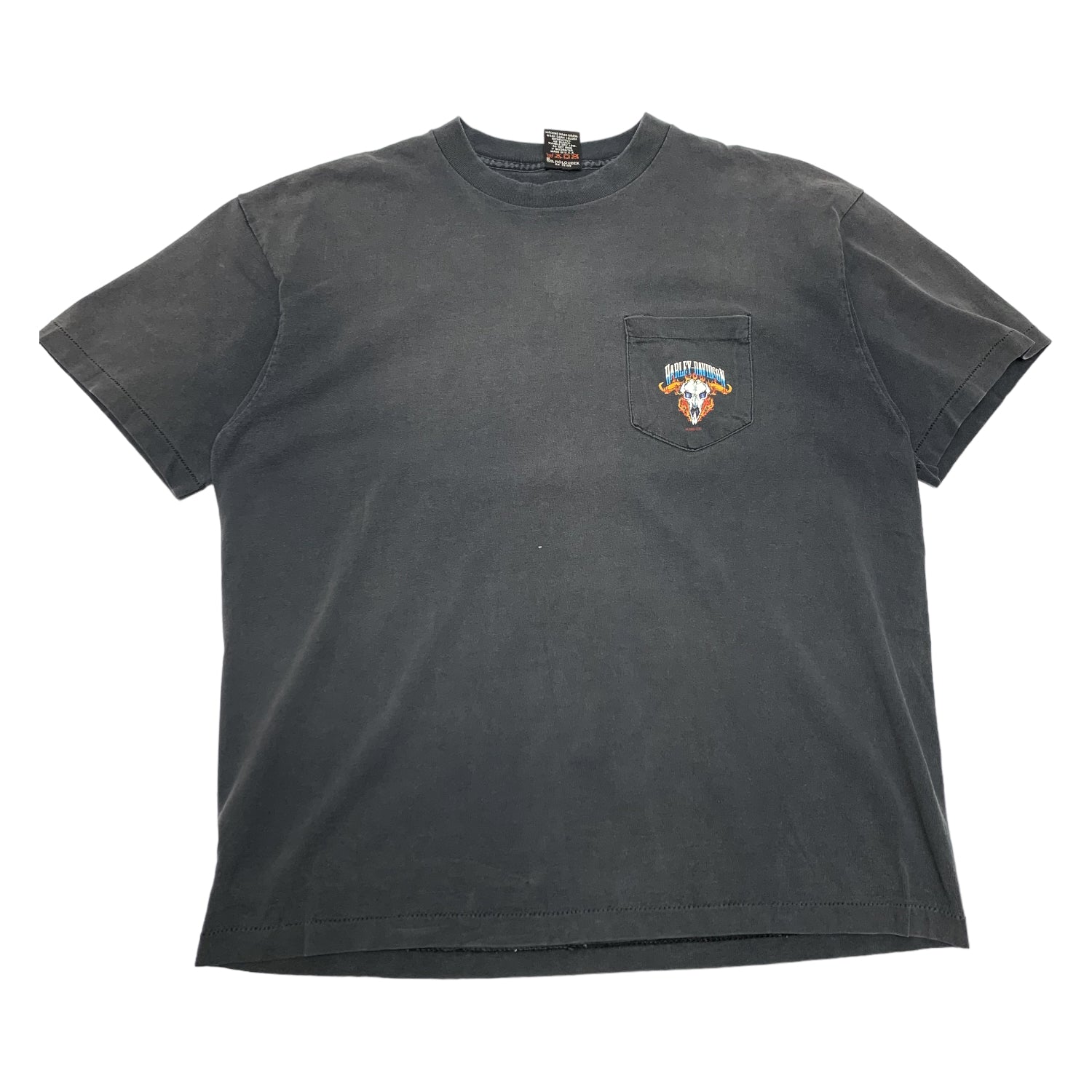 90s Harley Daytona Beach Faded Pocket Tee XL