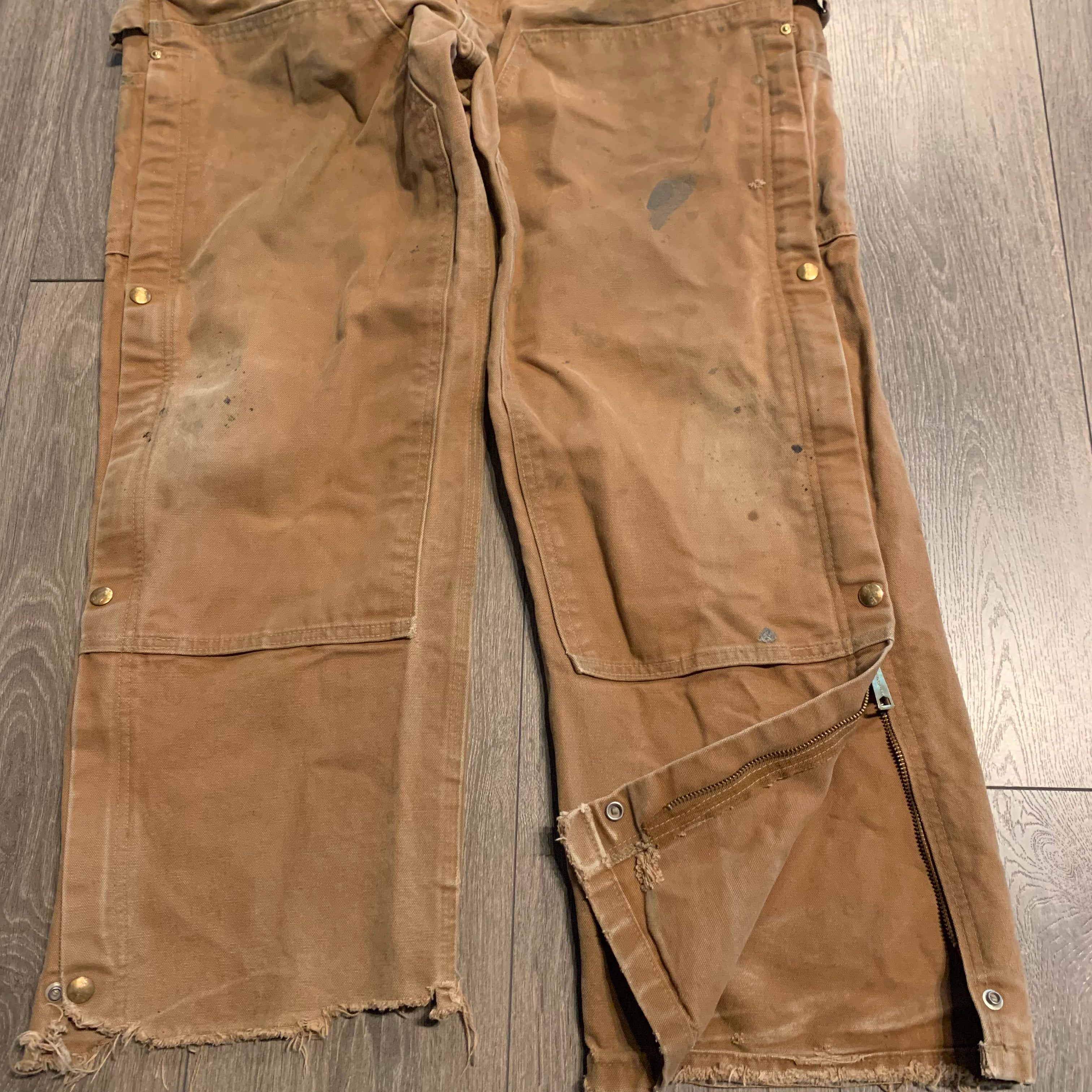 Vintage Tan Carhartt Overalls 36