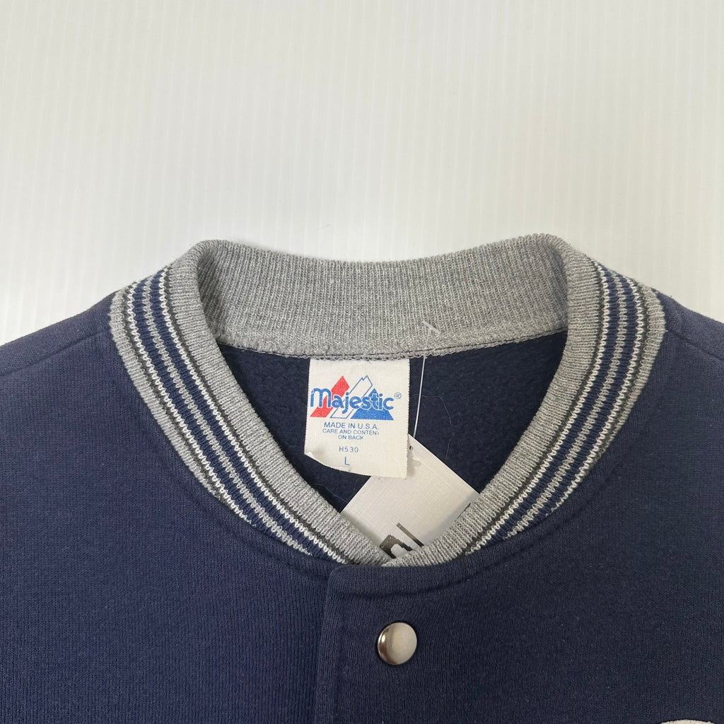 90s Majestic Seattle Mariners MLB Team Varsity Jacket L