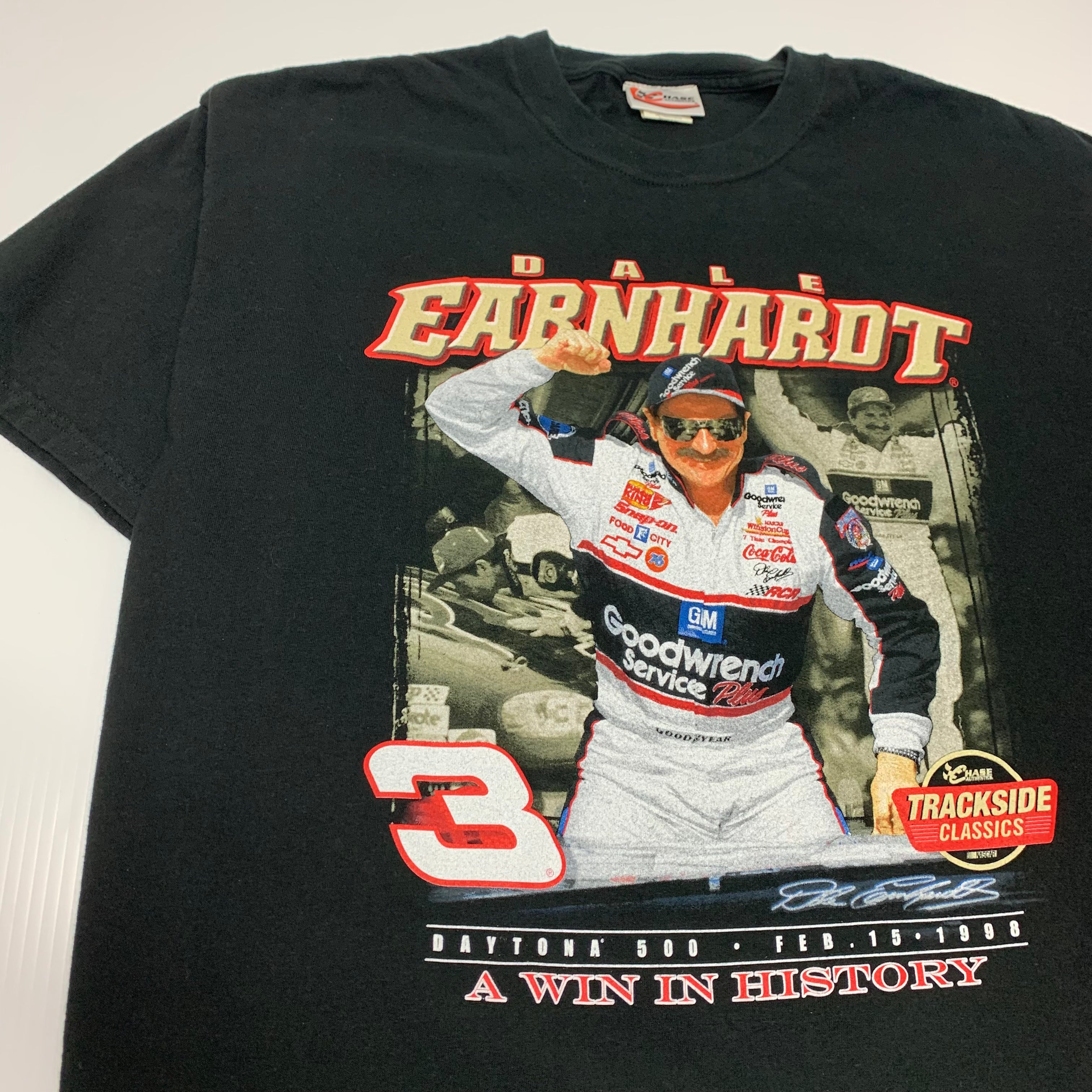 Dale Earnhardt A Win In History Tee XL