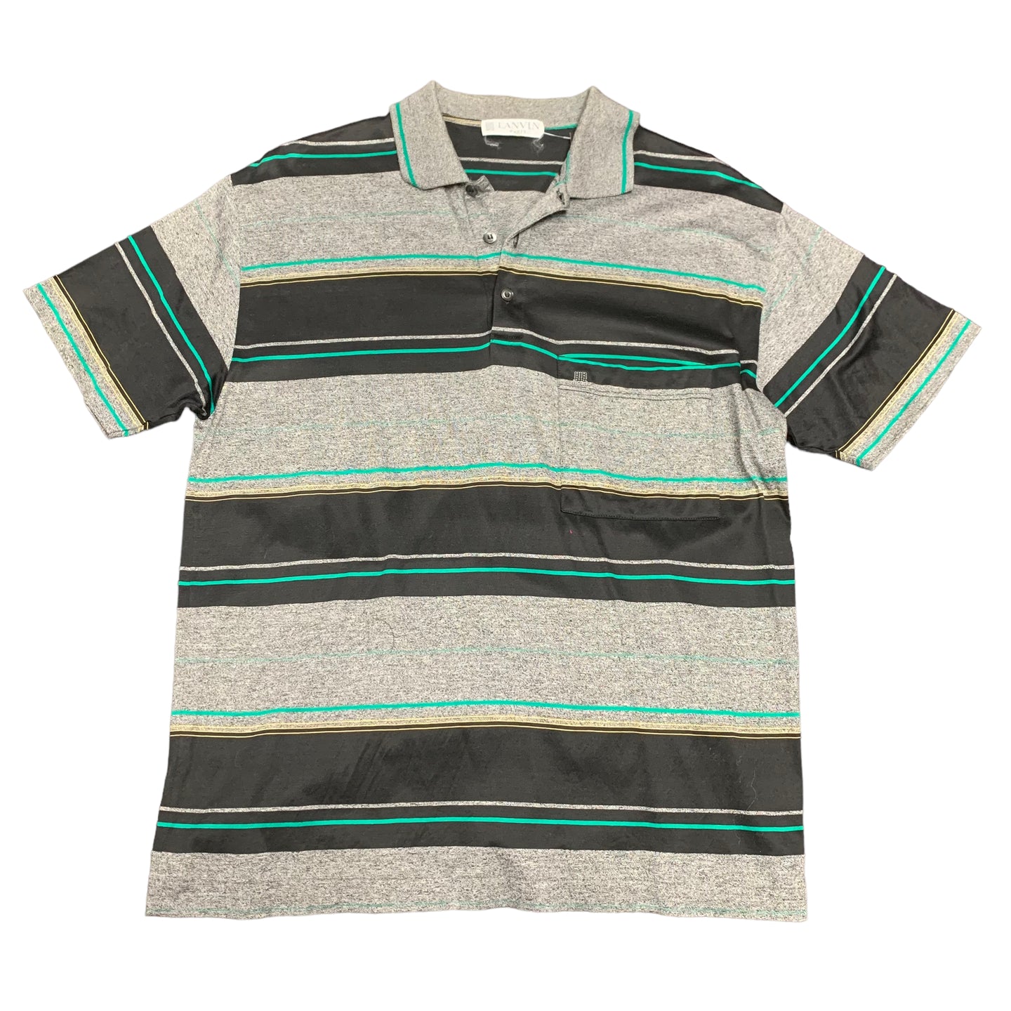 Lanvin Paris Striped Polo 48