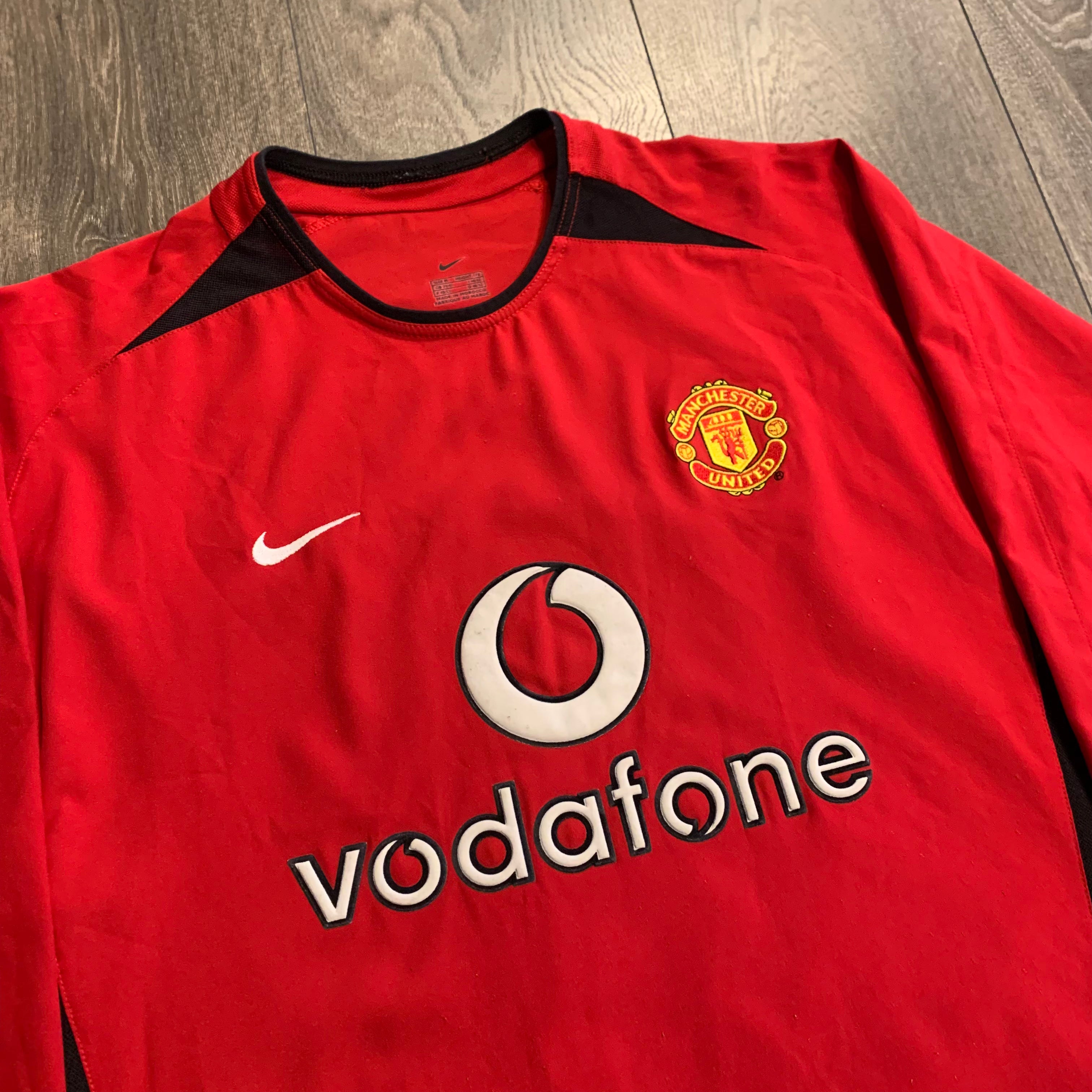 2002-03 Manchester United Home longsleeve jersey M/L