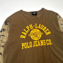 Load image into Gallery viewer, Vintage Polo Jeans Co Ralph Lauren Camo Sleeve Long Sleeve XL
