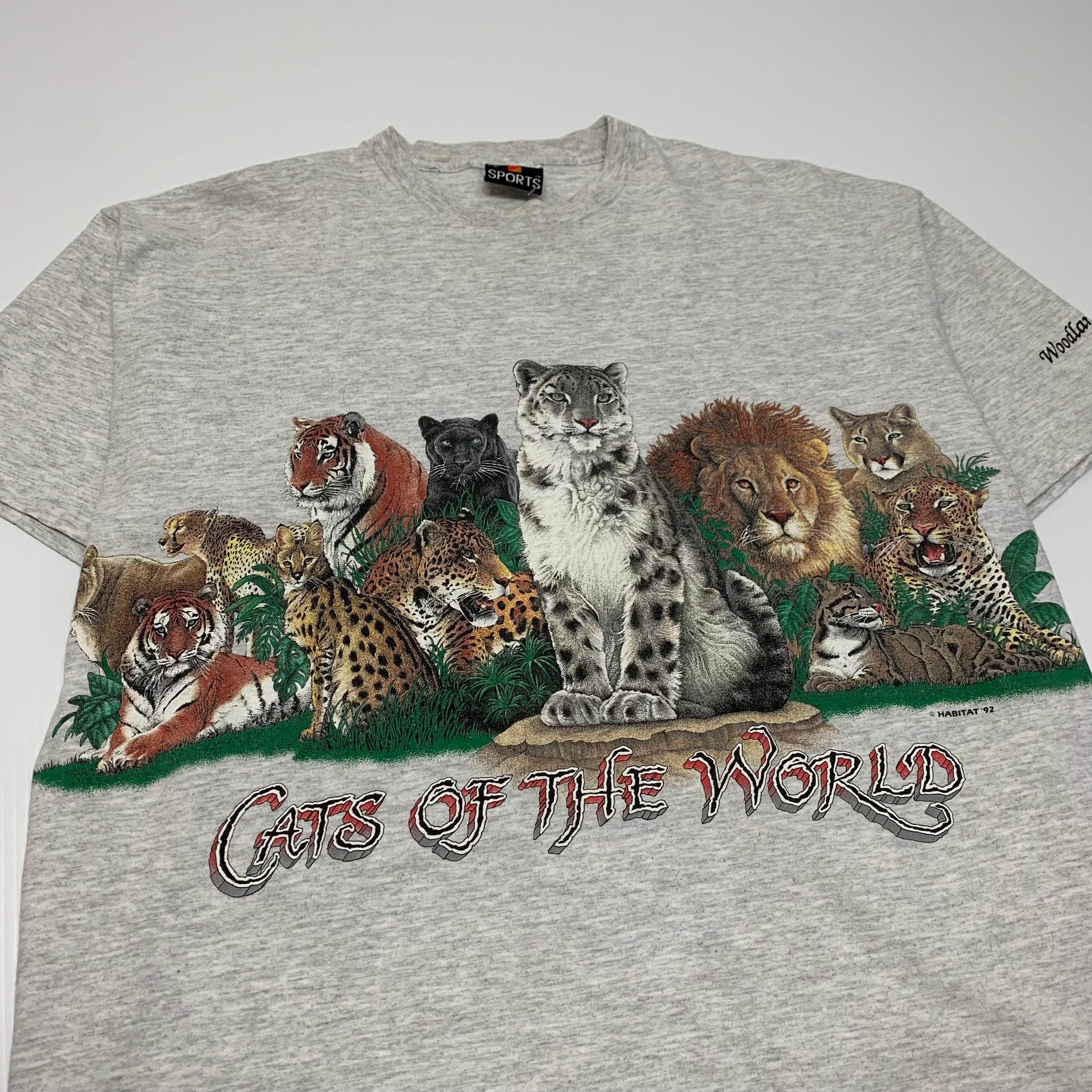 Vintage Cats Of The World Tee XL
