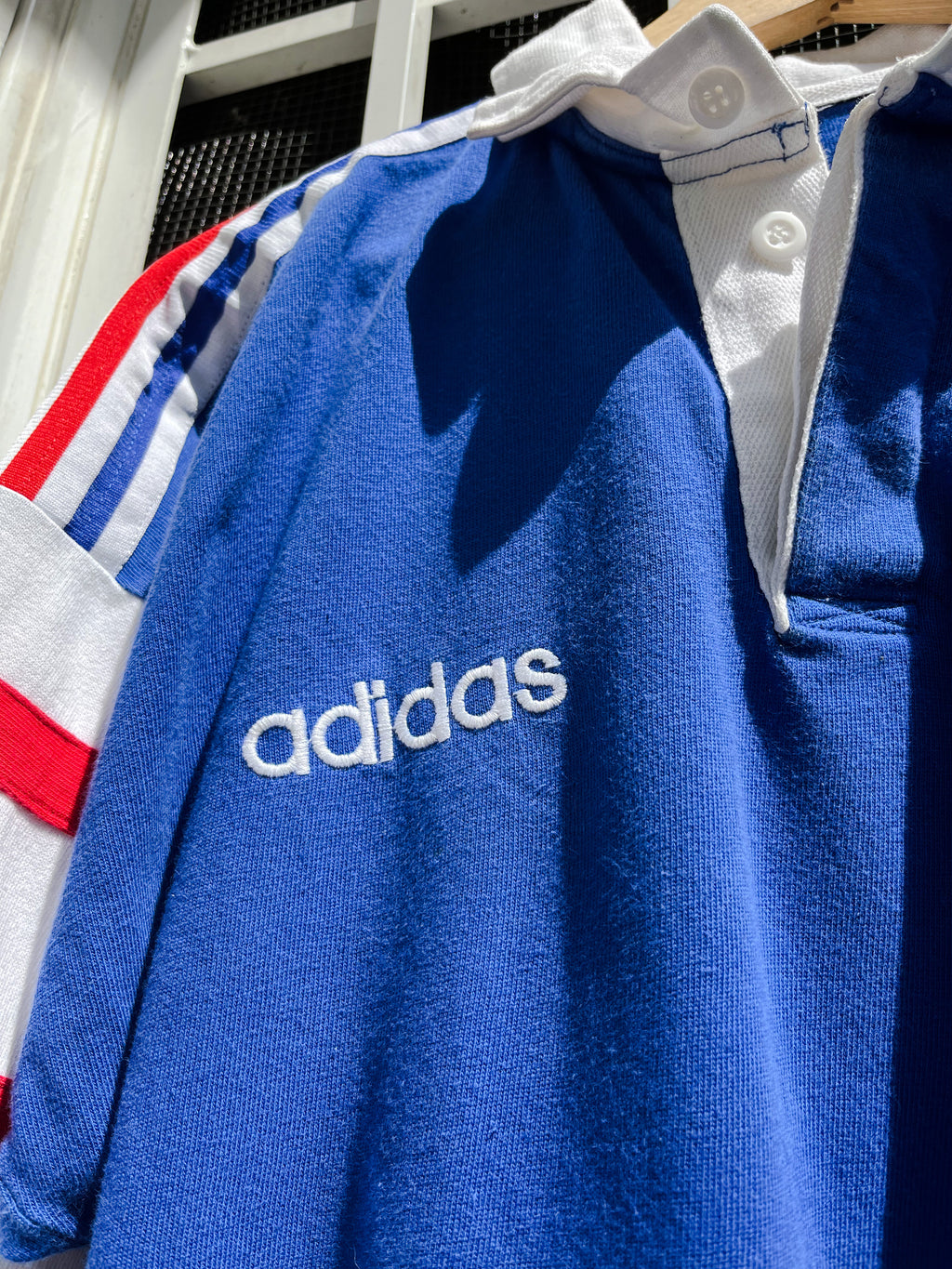 Vintage Adidas France Rugby jersey L