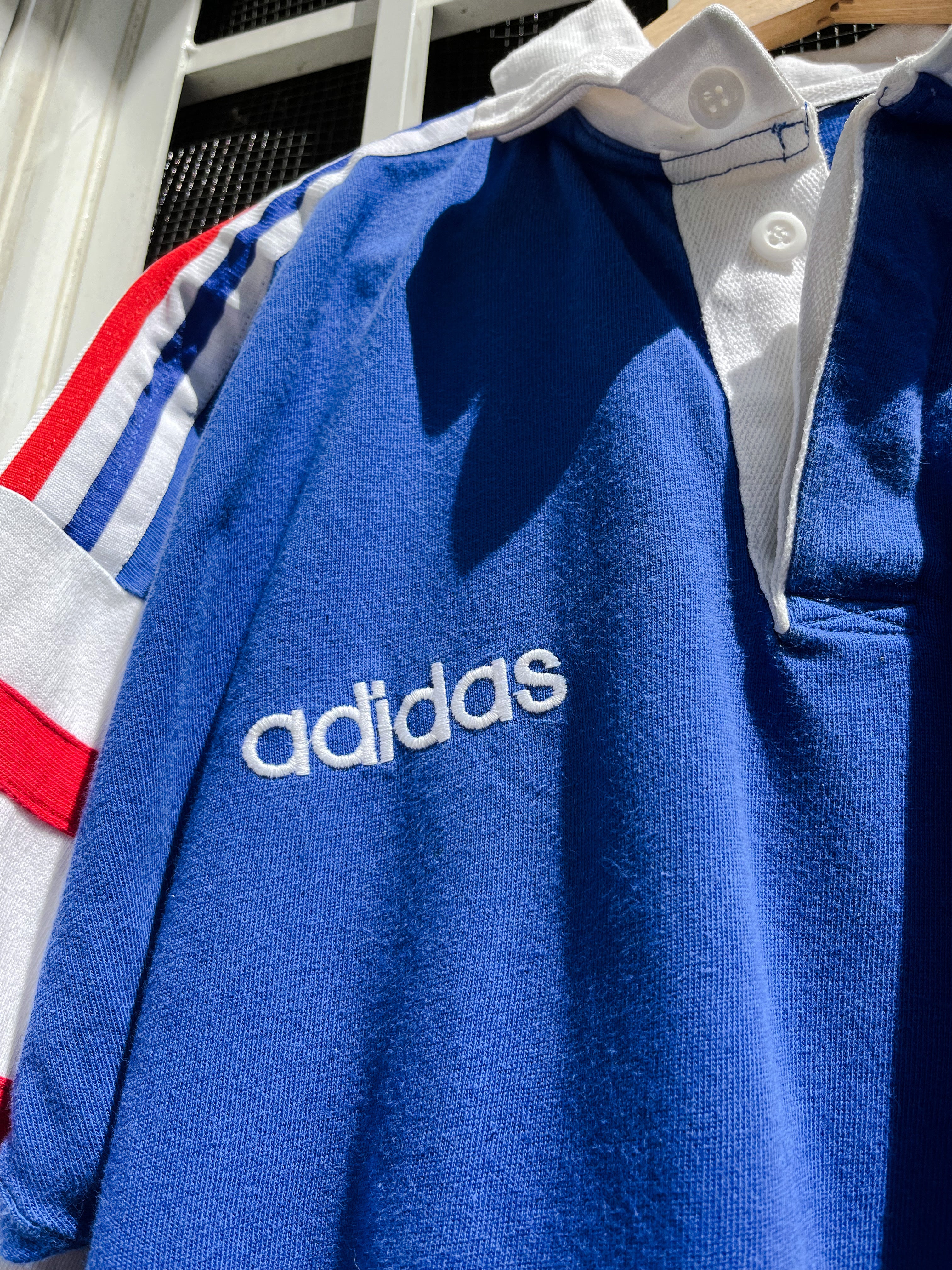 Vintage Adidas France Rugby jersey L