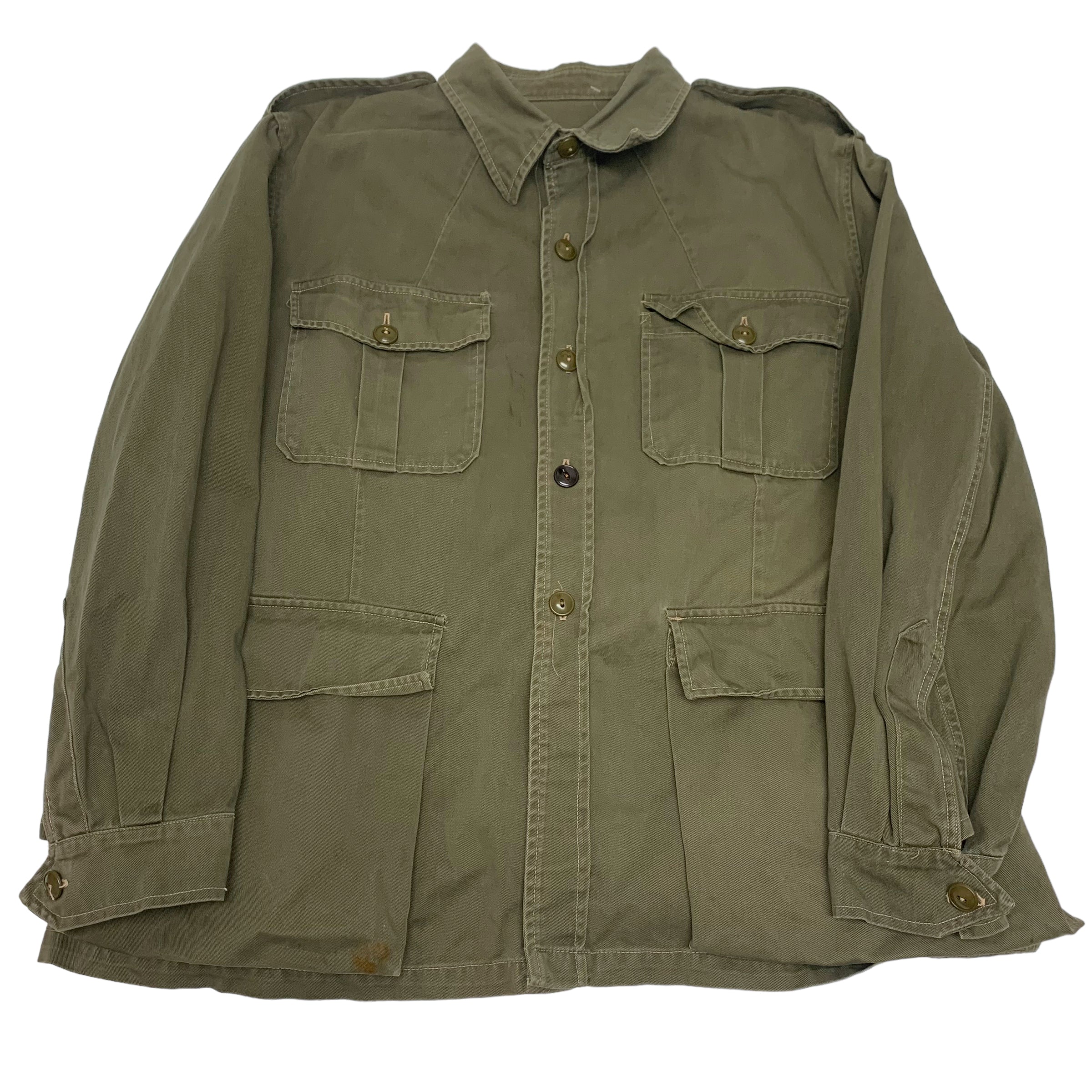Faded Green Military Jacket M