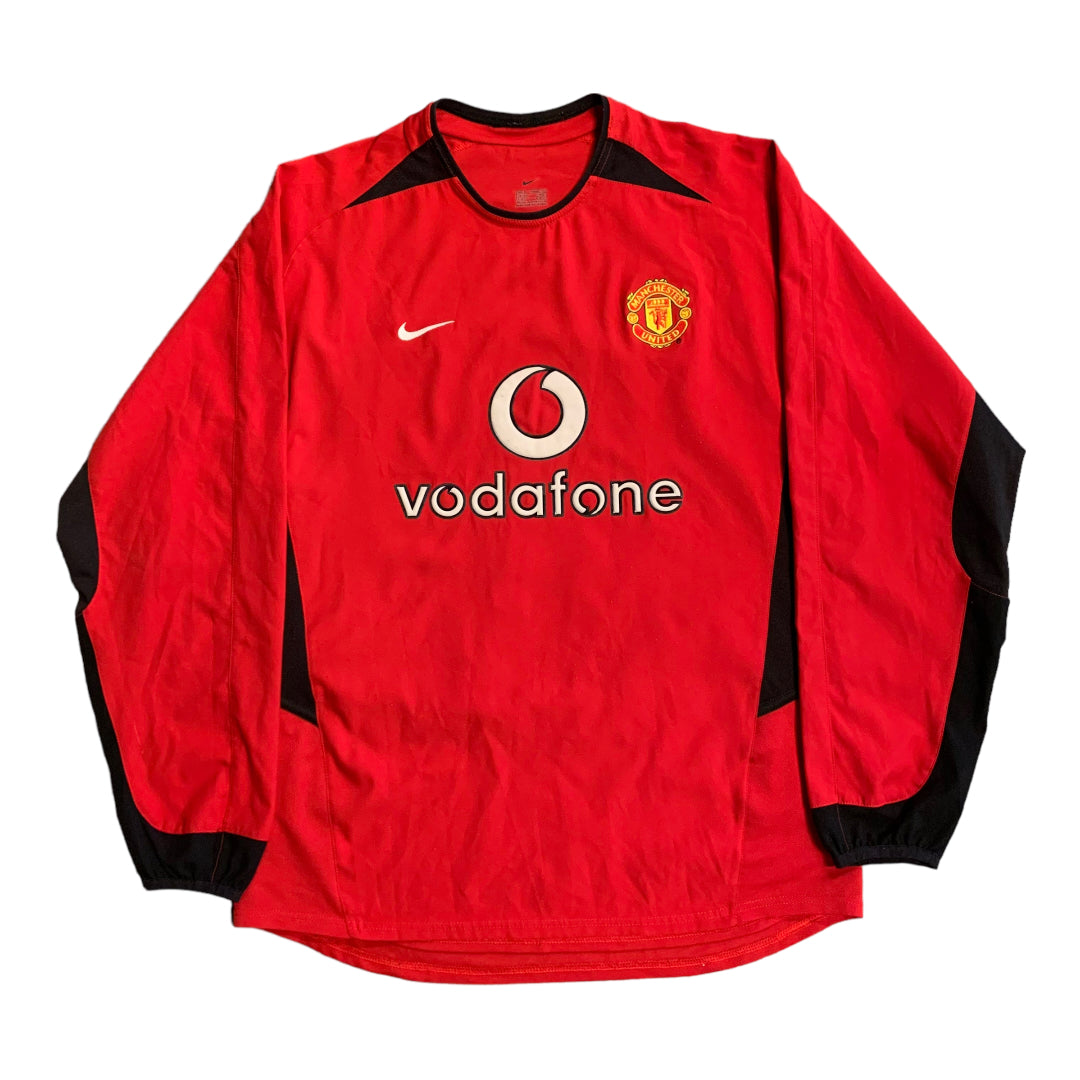 2002-03 Manchester United Home longsleeve jersey M/L