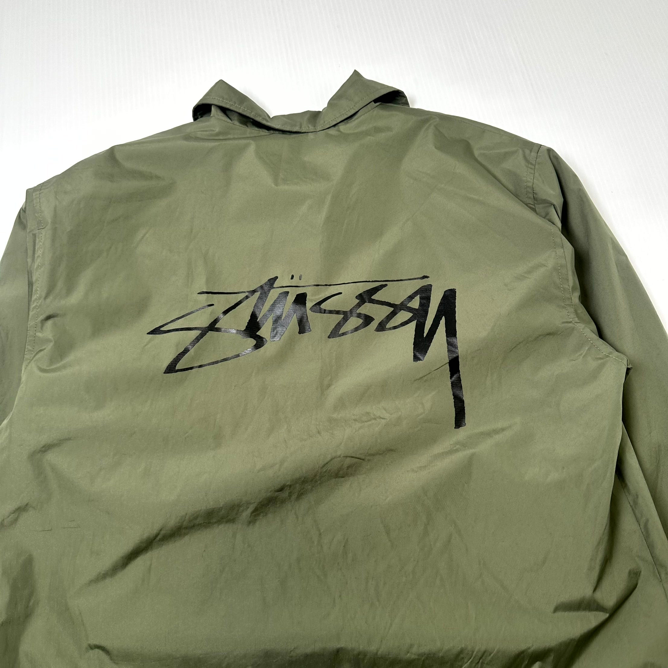 Stussy Script Logo Coach Jacket M