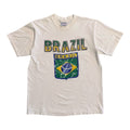 Vintage Brazil International futbol tee L