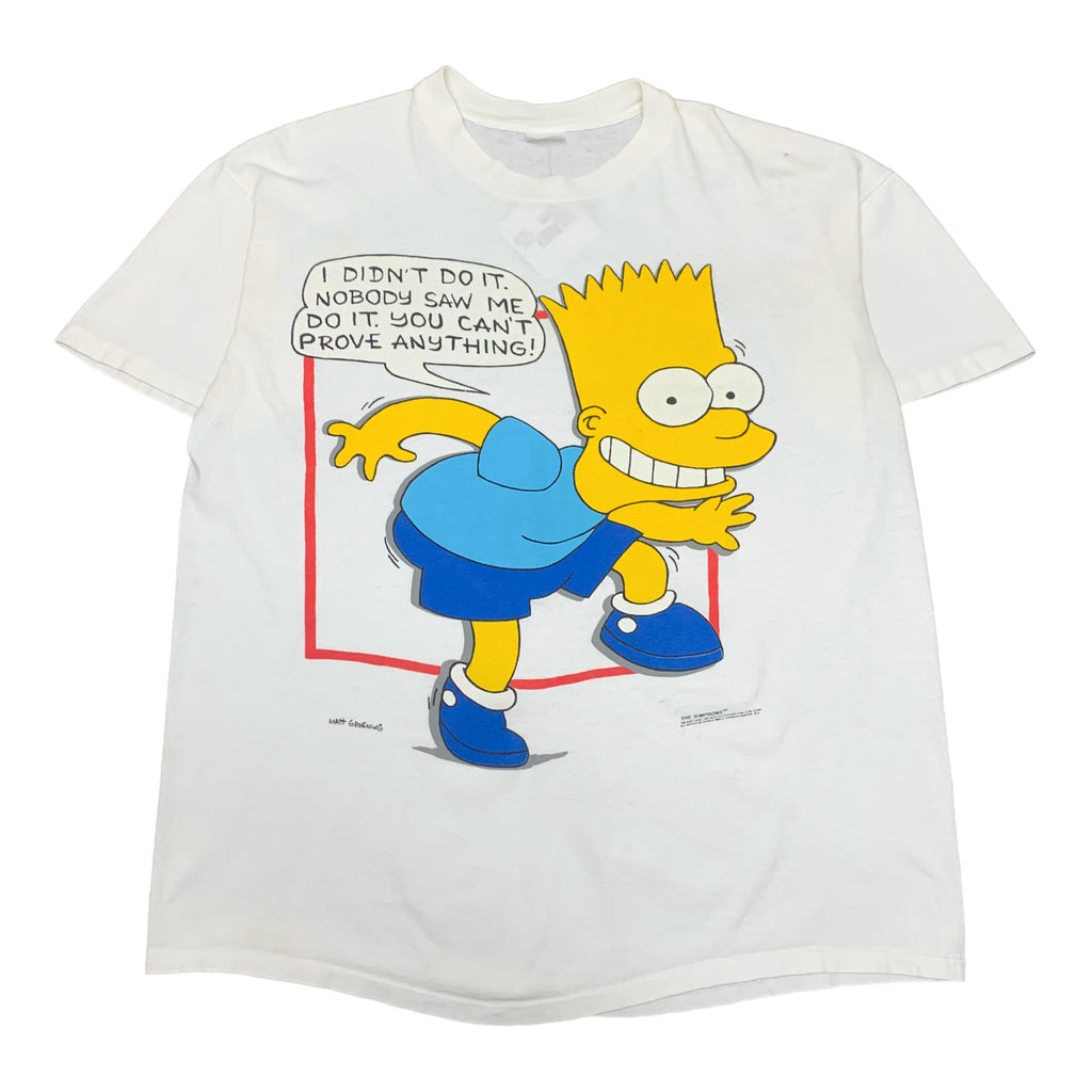 1990 The Simpsons Bart Tee XL