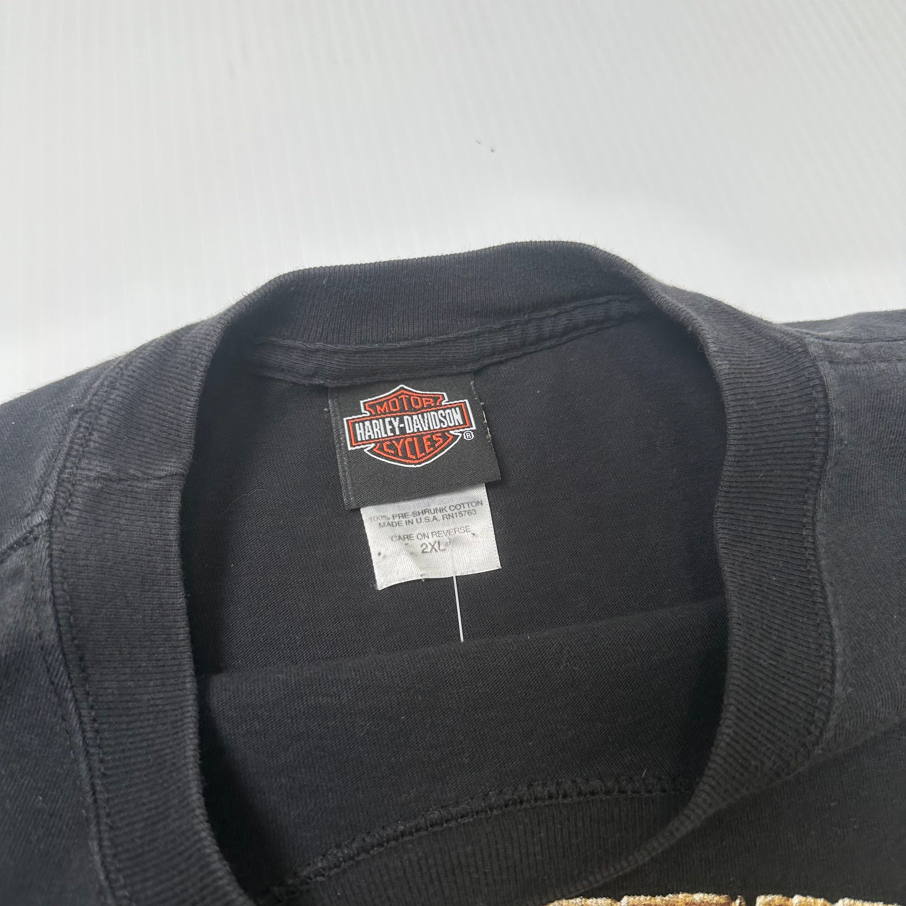 2009 Harley Davidson Beartooth Wyoming Eagle Graphic Tee XXL