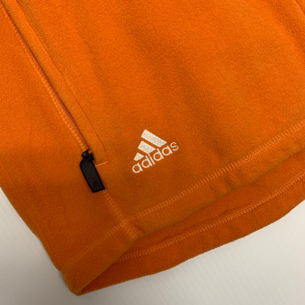 Adidas Orange Fleece Vest L