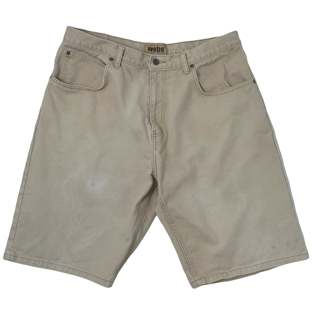 Vintage Webs Relaxed Fit Canvas Shorts 40