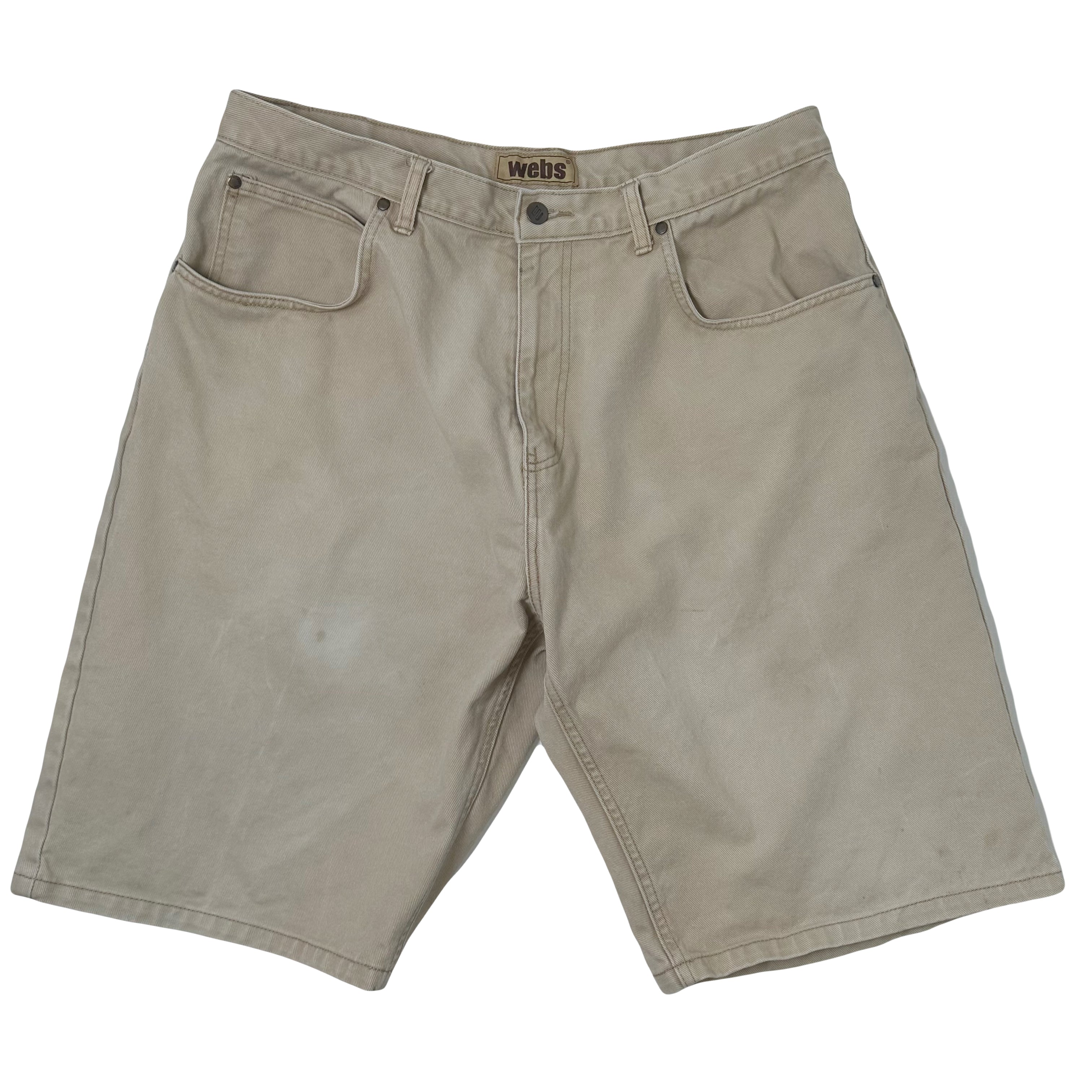 Vintage Webs Relaxed Fit Canvas Shorts 40