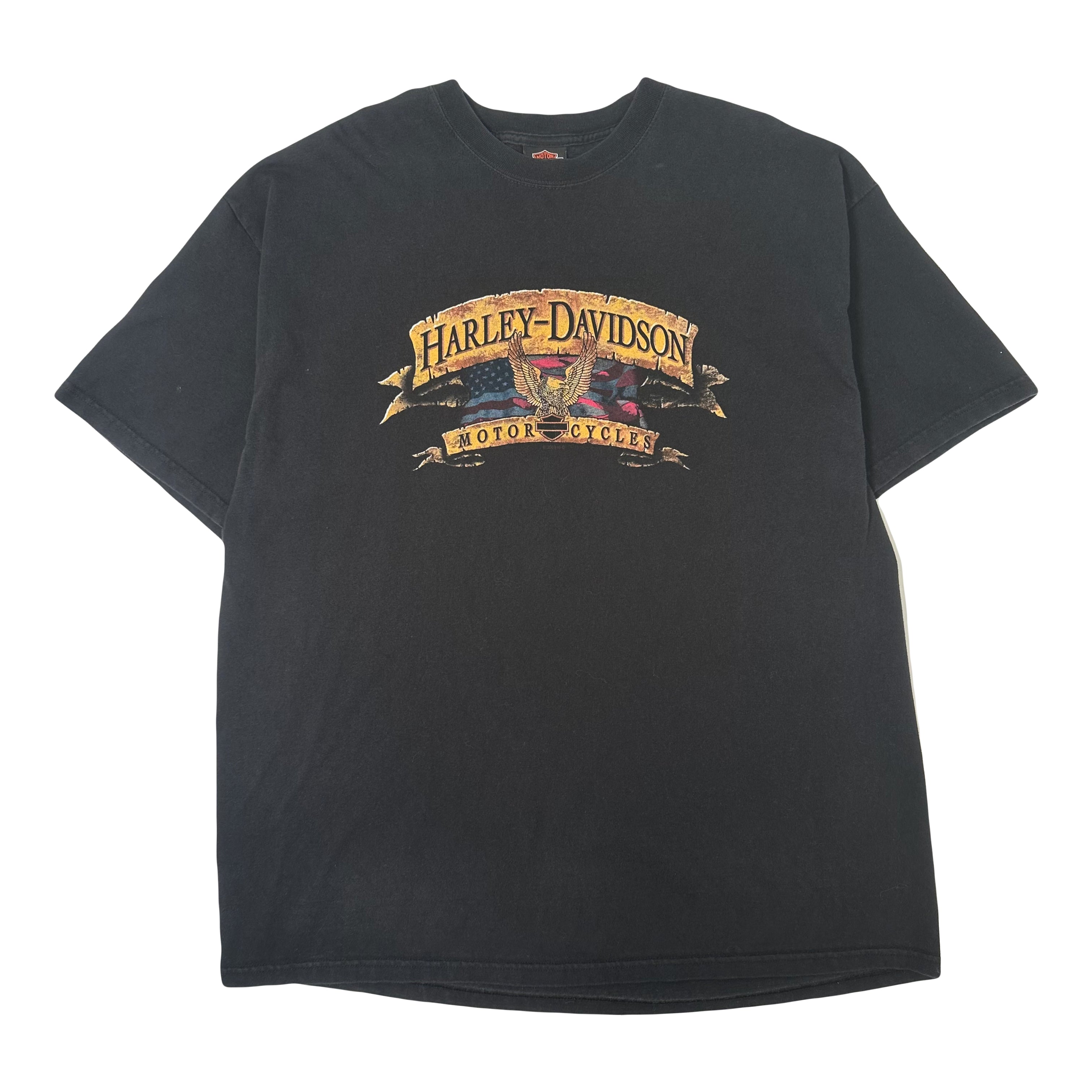 2009 Harley Davidson Beartooth Wyoming Eagle Graphic Tee XXL