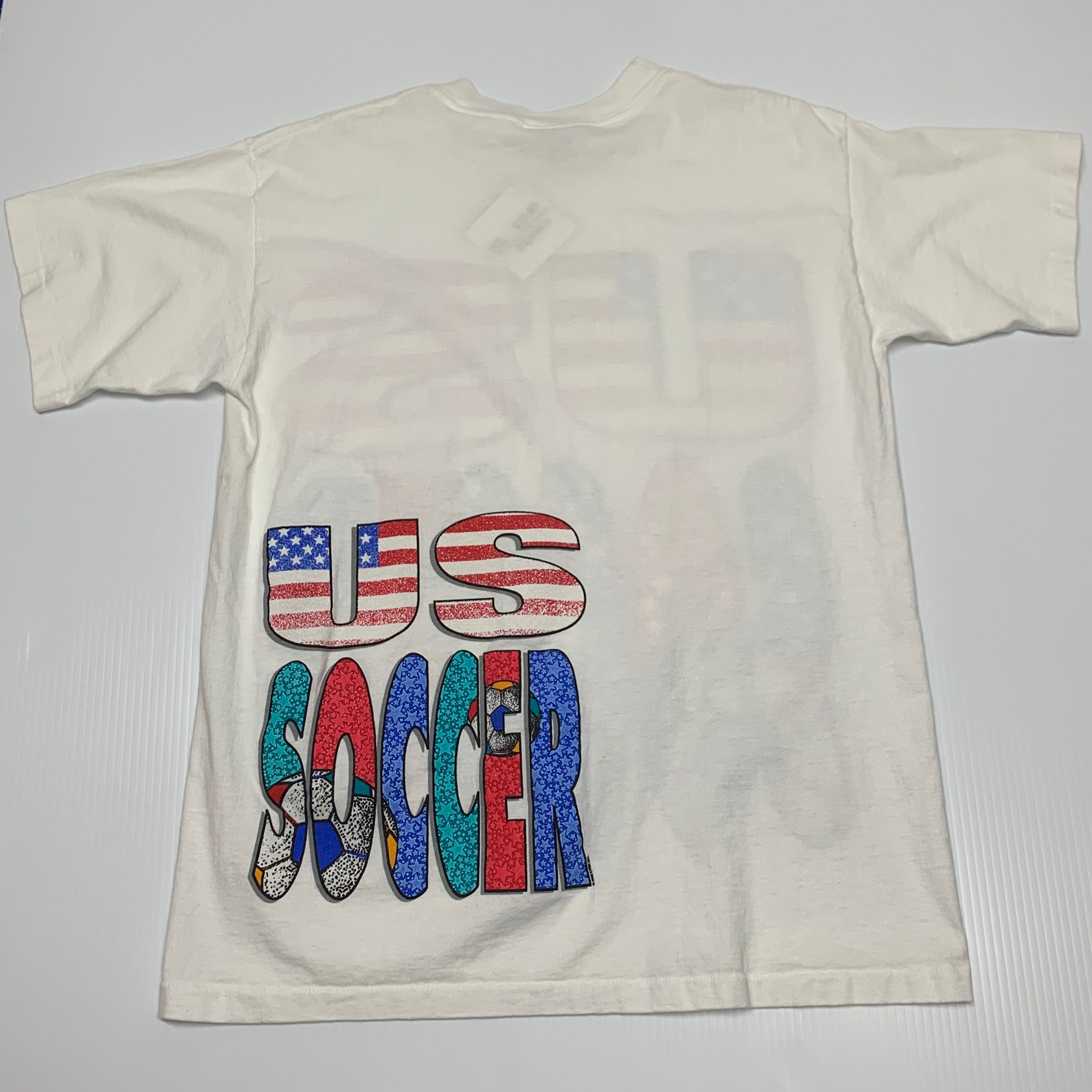 90’s US Soccer Puff Print Tee M