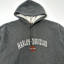 Load image into Gallery viewer, Vintage Harley Davidson Embroidered Logo Langley Hoodie XXL
