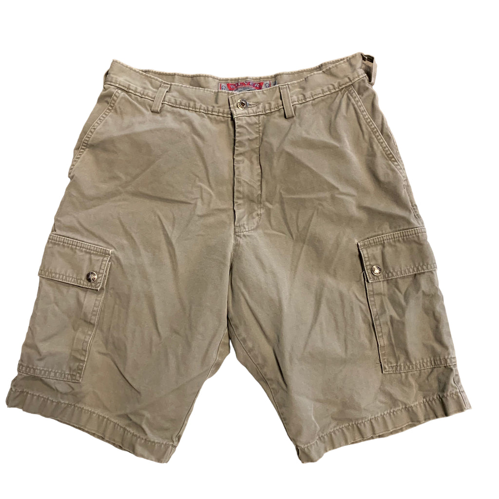 Y2K Silver Jeans Cargo Shorts 30