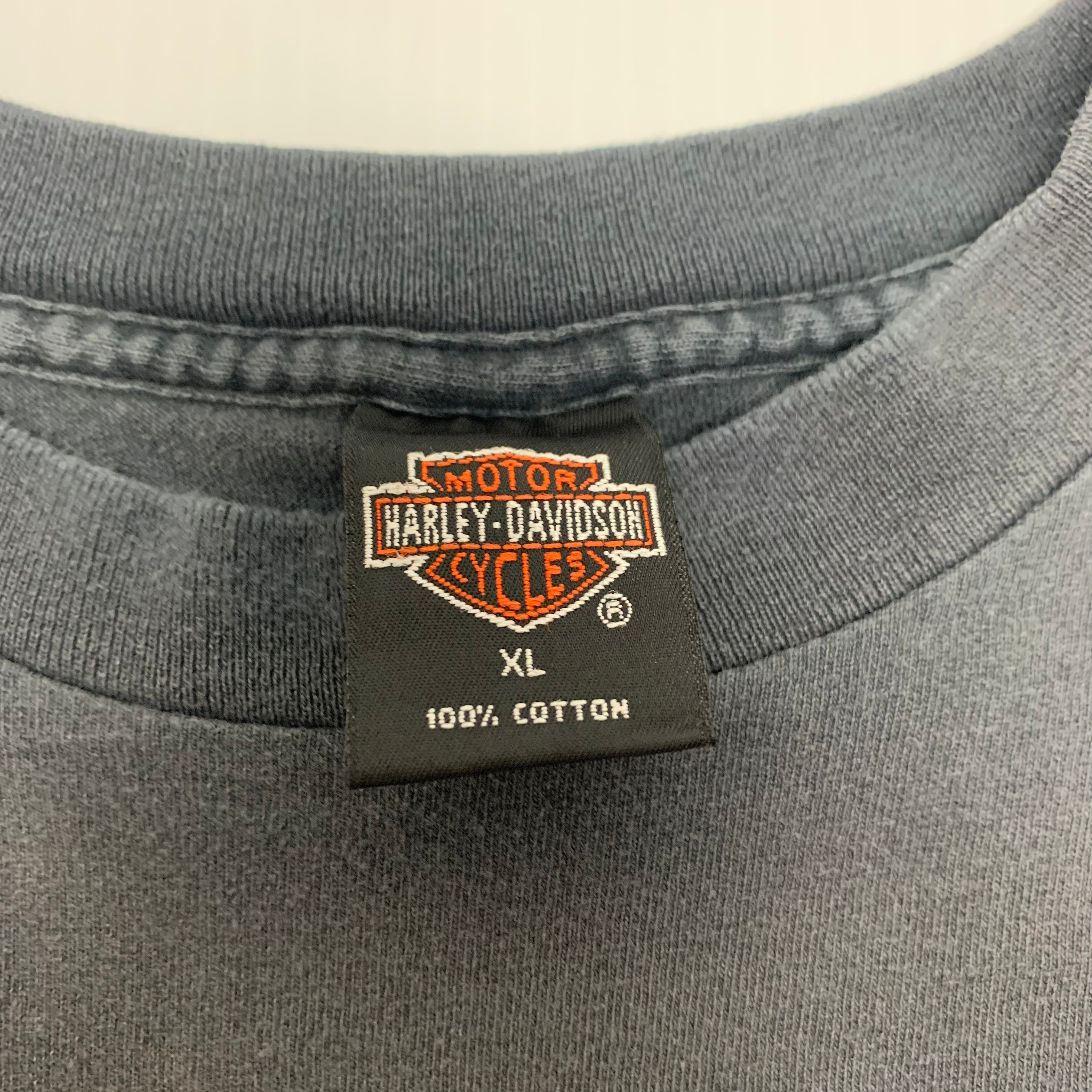 90s Harley Daytona Beach Faded Pocket Tee XL
