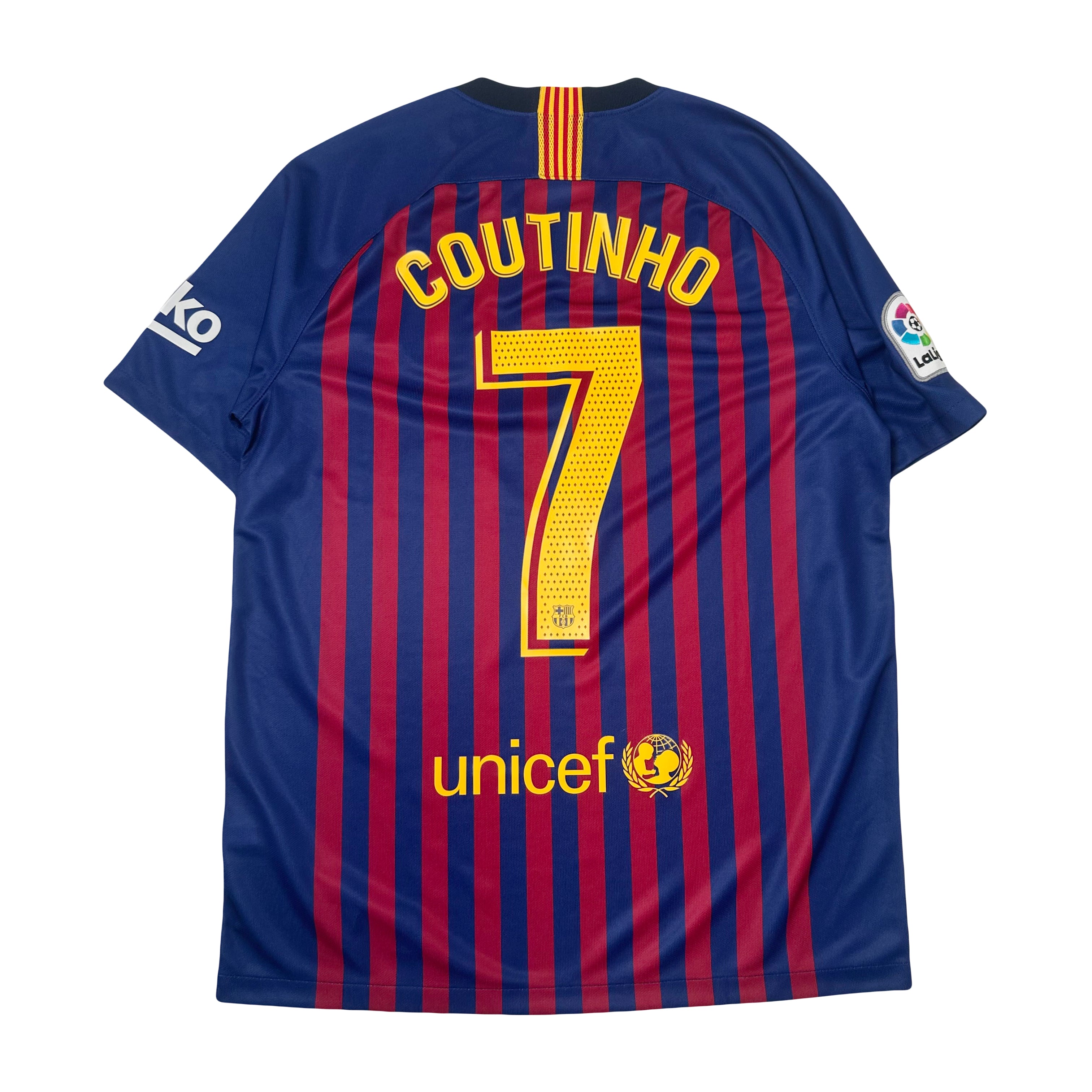 2018-19 Nike FC Barcelona Coutinho Home Jersey M