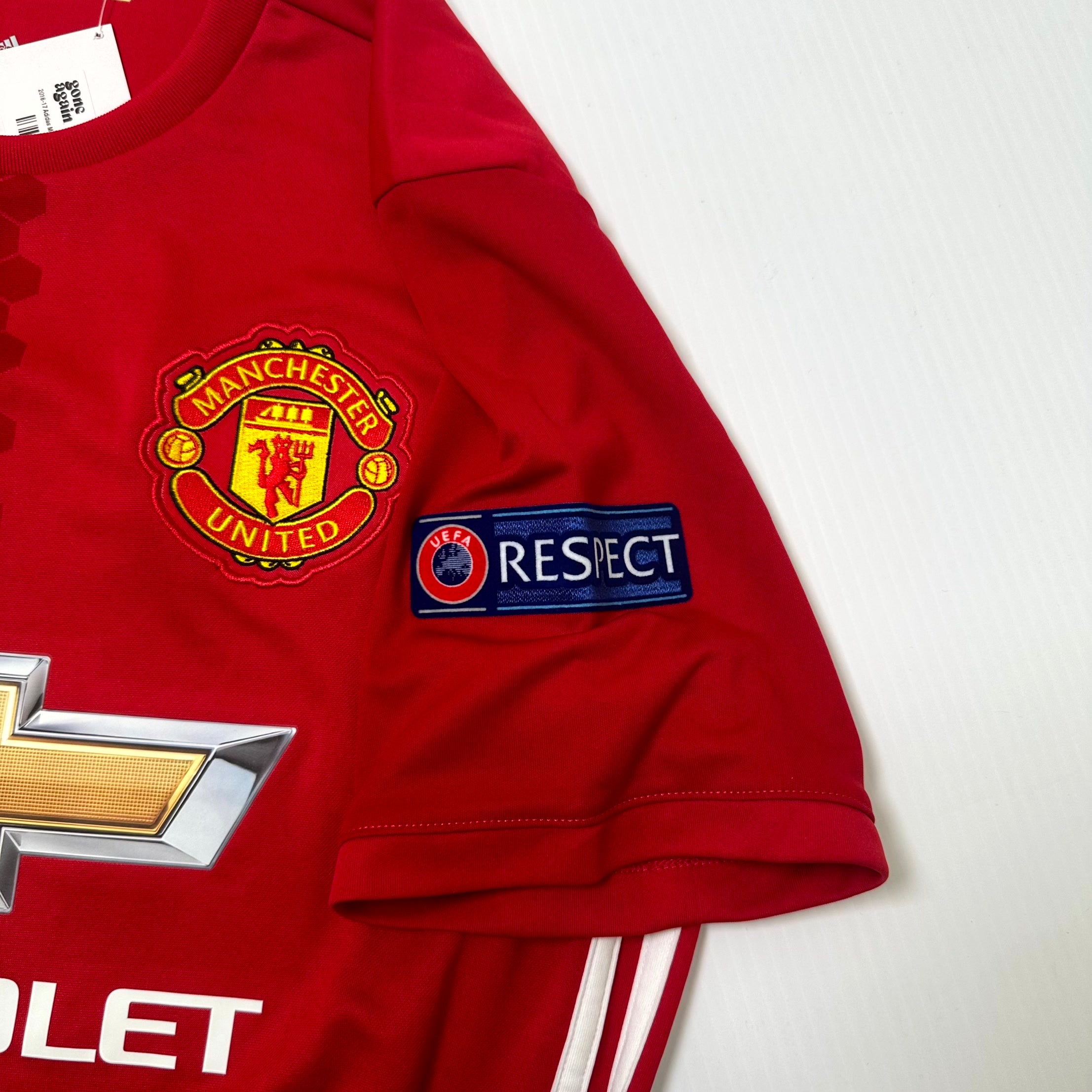 2016-17 Manchester United Adidas Ibrahimovic #9 Home Jersey M