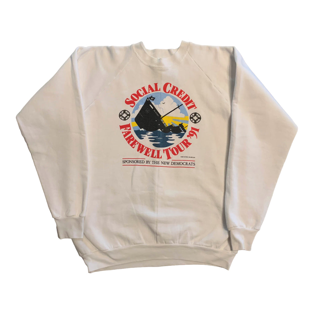 Vintage Social Credit Crewneck XL