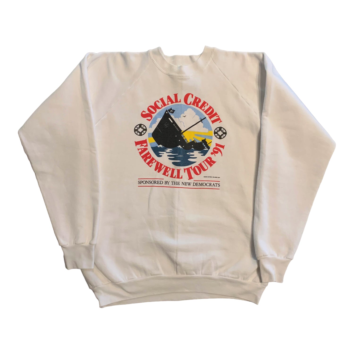 Vintage Social Credit Crewneck XL