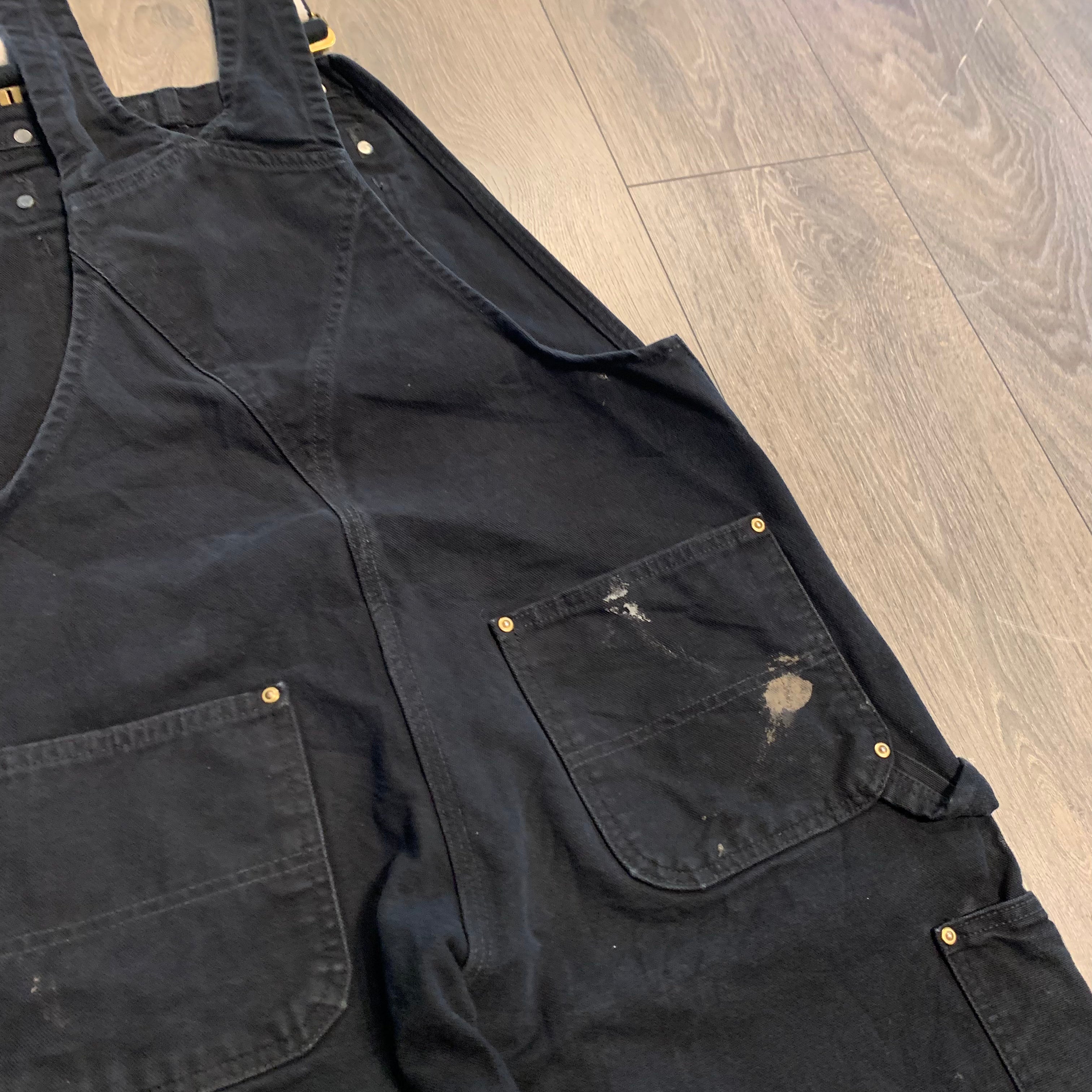 Carhartt Black Overalls 34