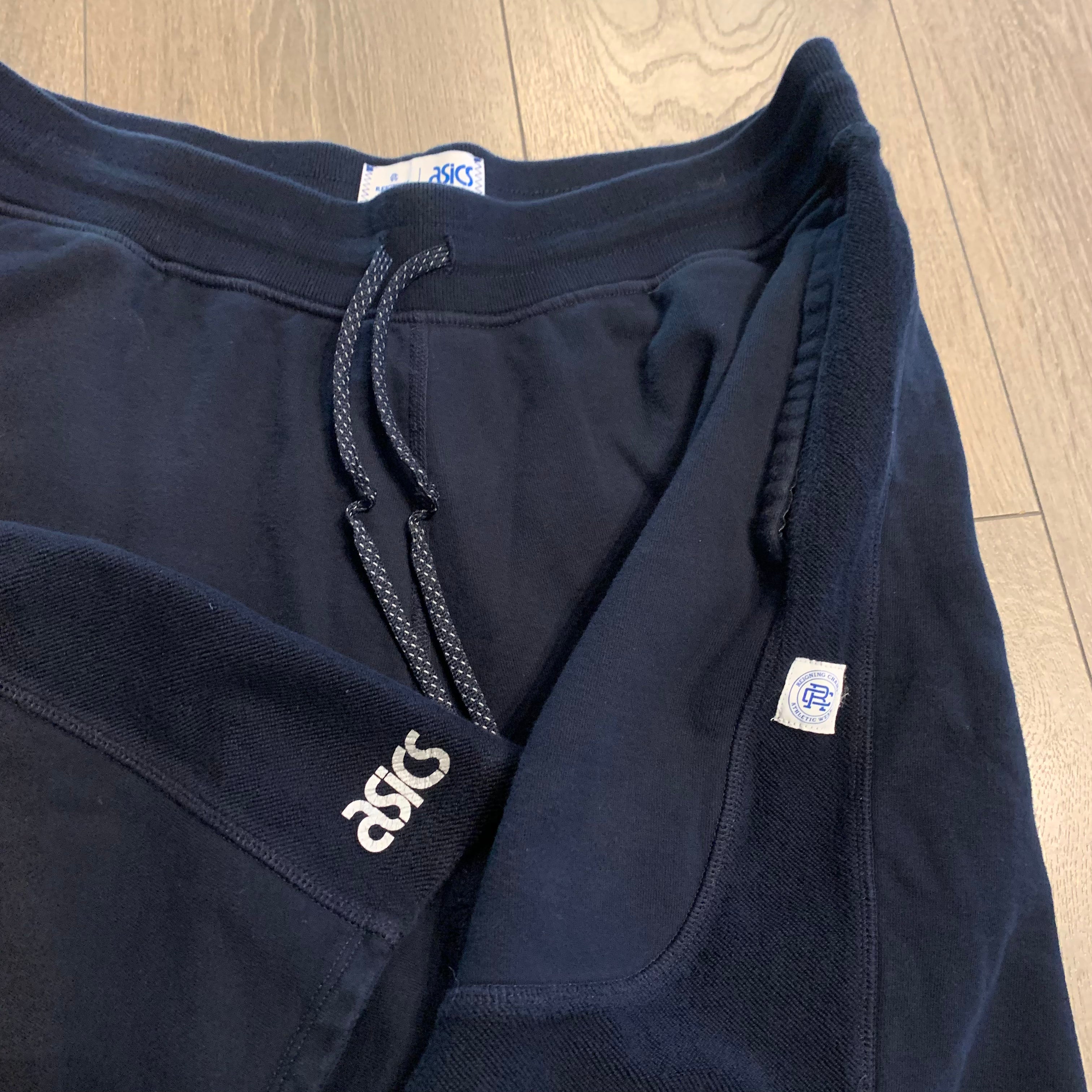 ASICS x Reigning Champ Navy Shorts XL