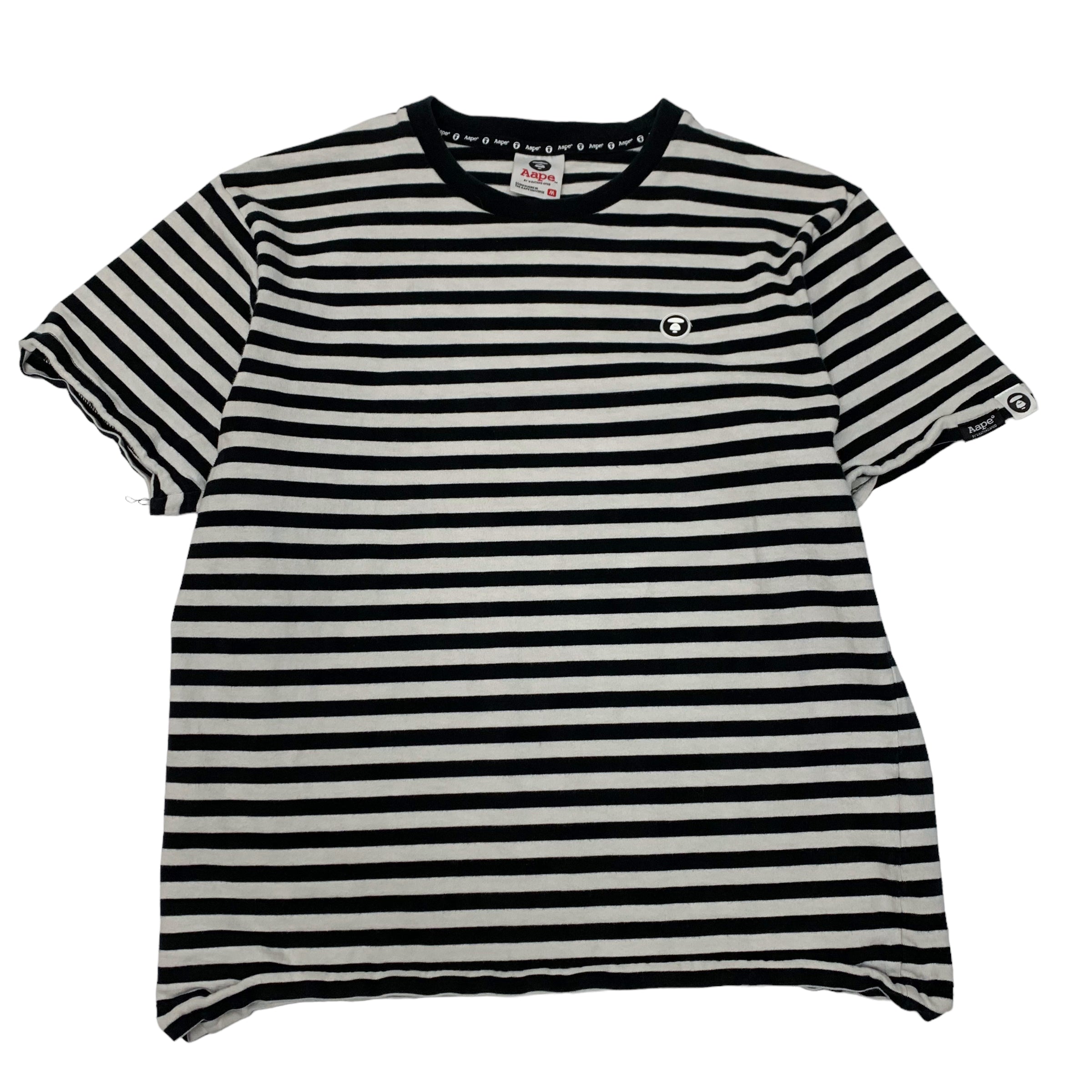 Aape Striped Tee M