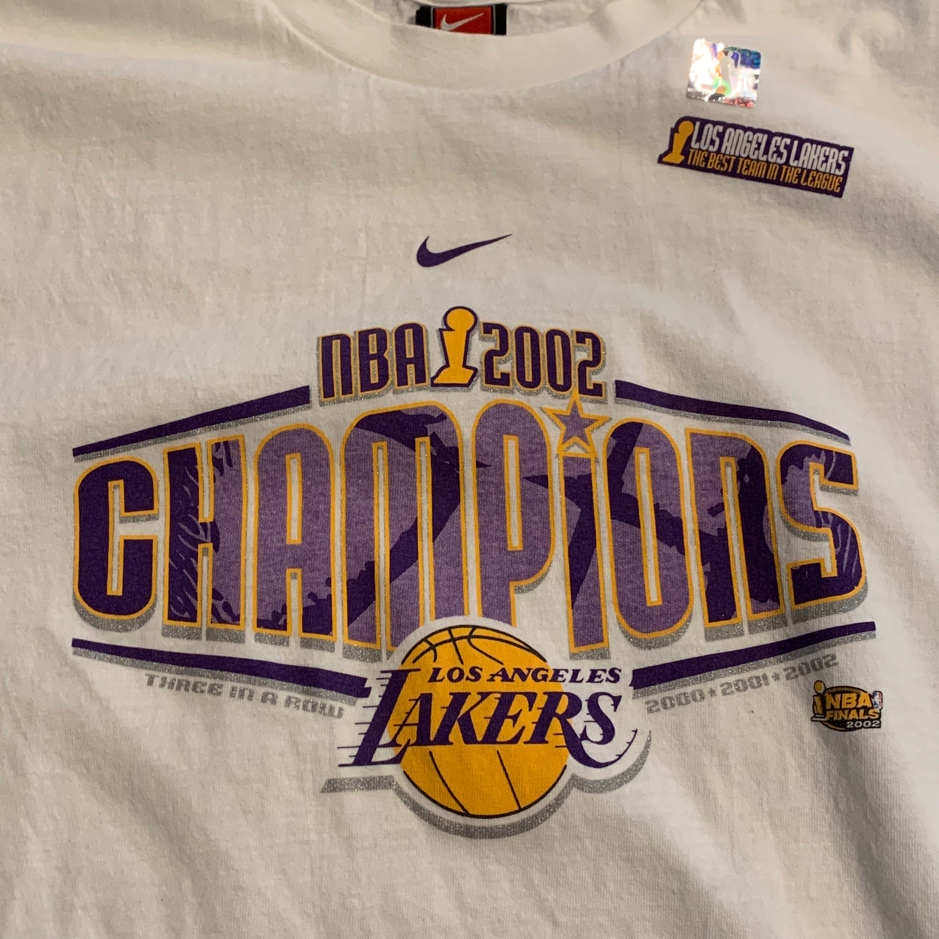 2002 Lakers NBA Finals Tee L